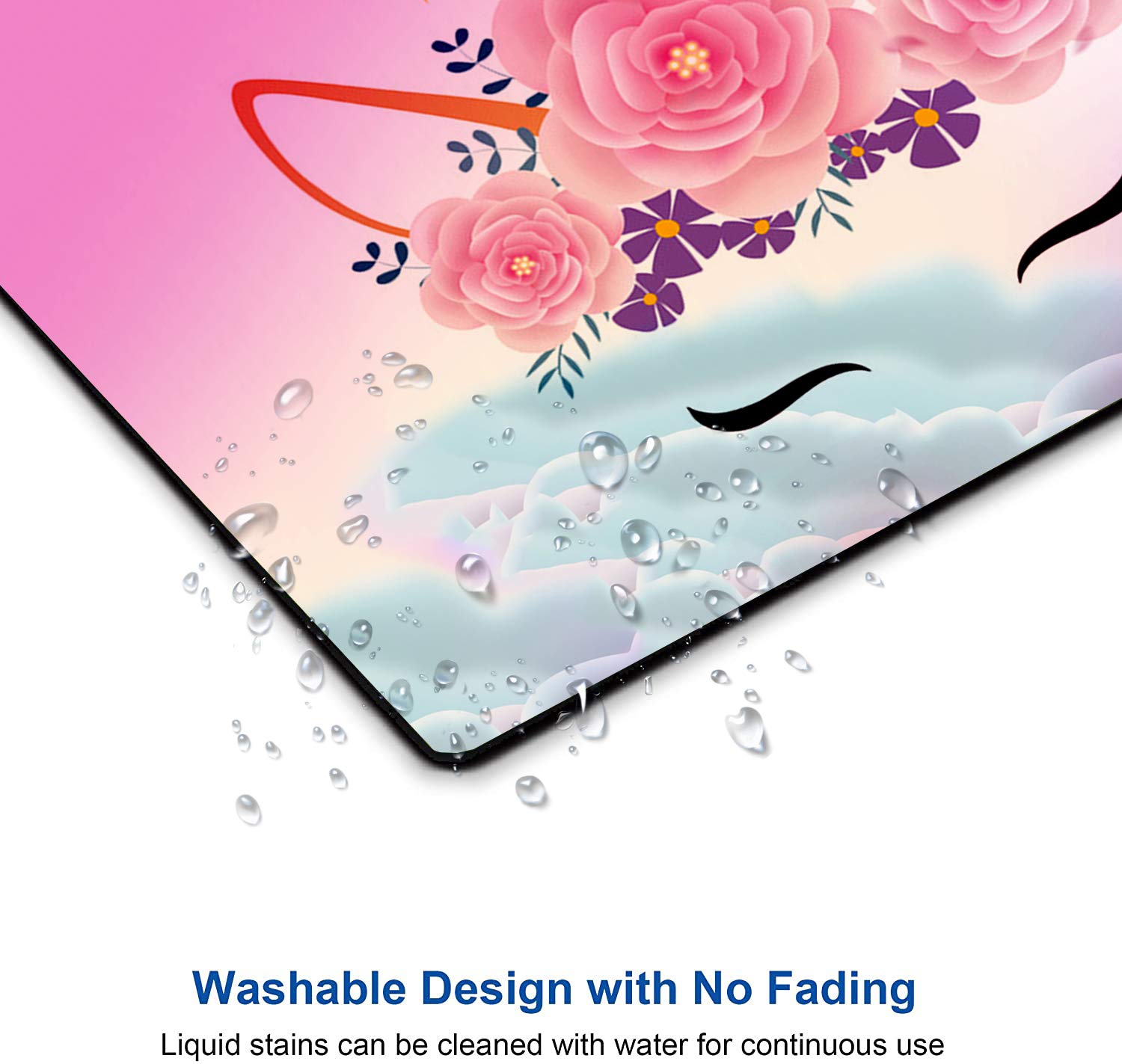 Custom Unicorn Mouse Pad - Personalized Design for Laptop & Desktop Computer - Perfect Gift for Girls - Office & Gaming Use