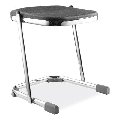 NPS 6600 Series Black Elephant Z Stool - Heavy Duty Backless Bar Stool Supports 500lb - Perfect for Home Bars, Kitchen Islands & Commercial Use
