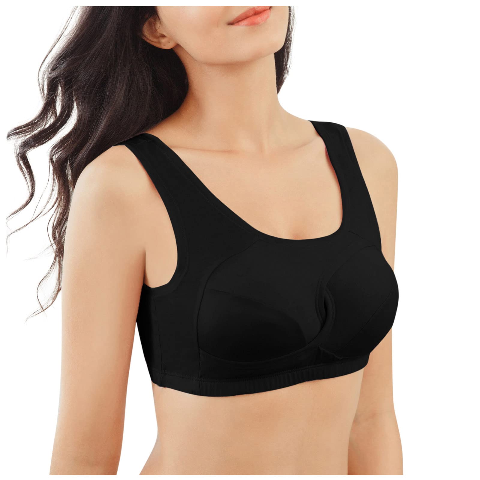 High Impact Sports Bras for Women - Wireless Workout Yoga Gym Tank Top - Comfortable & Supportive for Running, Fitness & Active Lifestyle