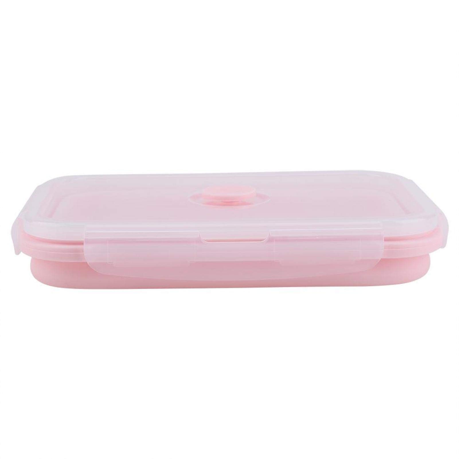 Haofy 1200ml Silicone Food Storage Containers - Collapsible Rectangle Lunch Boxes for Meal Prep, Picnic & Travel | Microwave, Freezer & Dishwasher Safe | Perfect for Office, School & Outdoor Adventures
