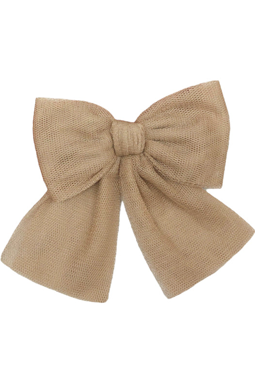 Elegant Large Tulle Hair Bow for Girls - Perfect for Weddings, Parties & Special Occasions - Hair Accessories for Kids & Teens