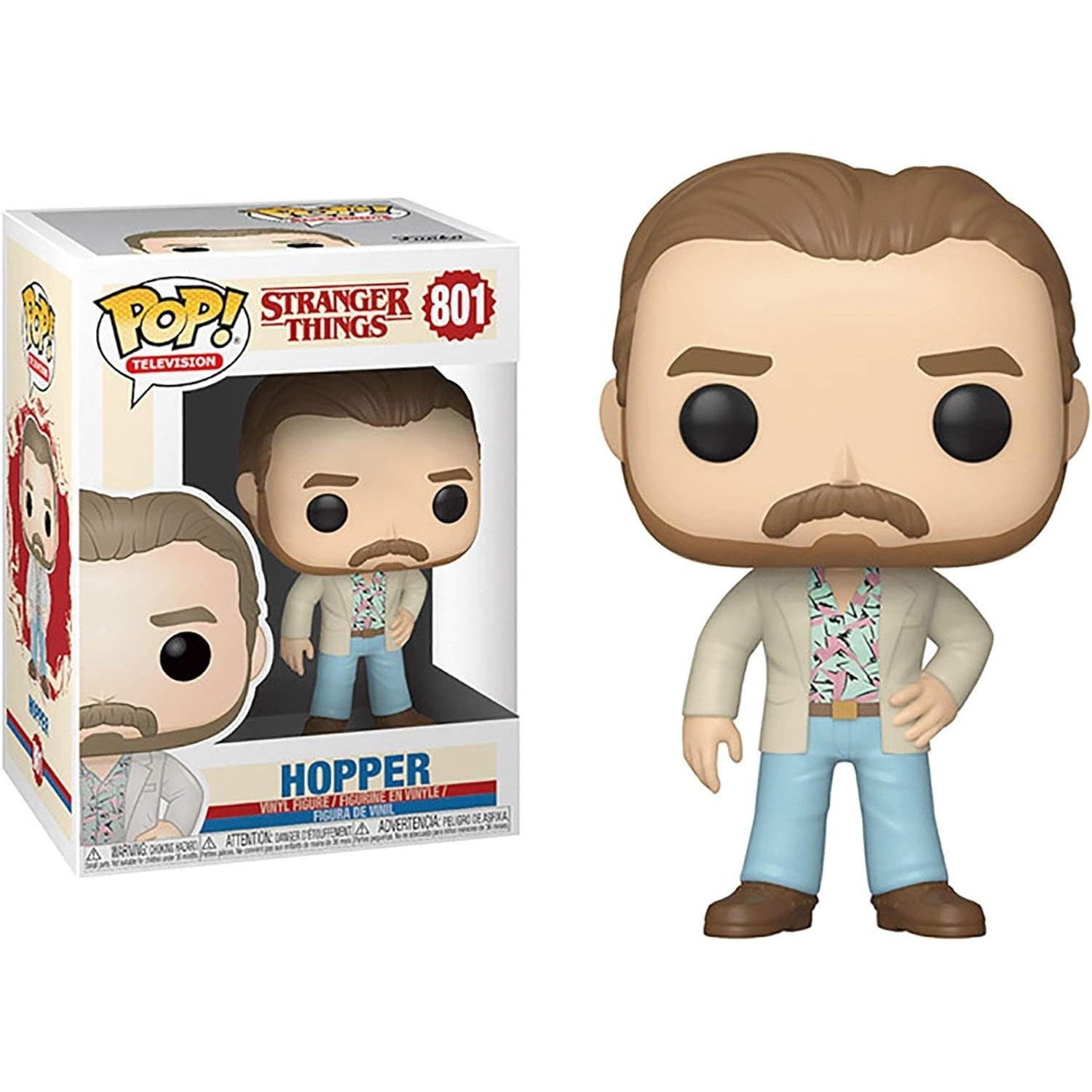 Stranger Things Date Night Hopper - Official Merchandise for Fans | Perfect for Halloween Cosplay, TV Show Parties & 80s Nostalgia Gifts