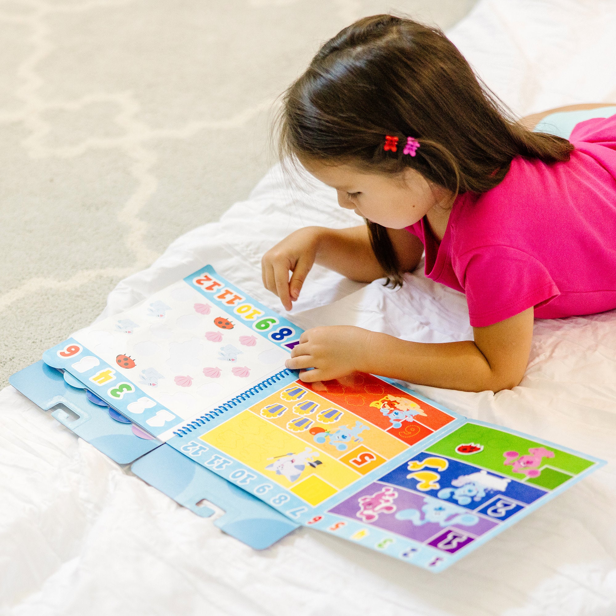 Blue's Clues & You! Reusable Stickers - Numbers & Letters Alphabet Learning Set for Kids | Perfect for Classroom, Homeschool & Preschool Education