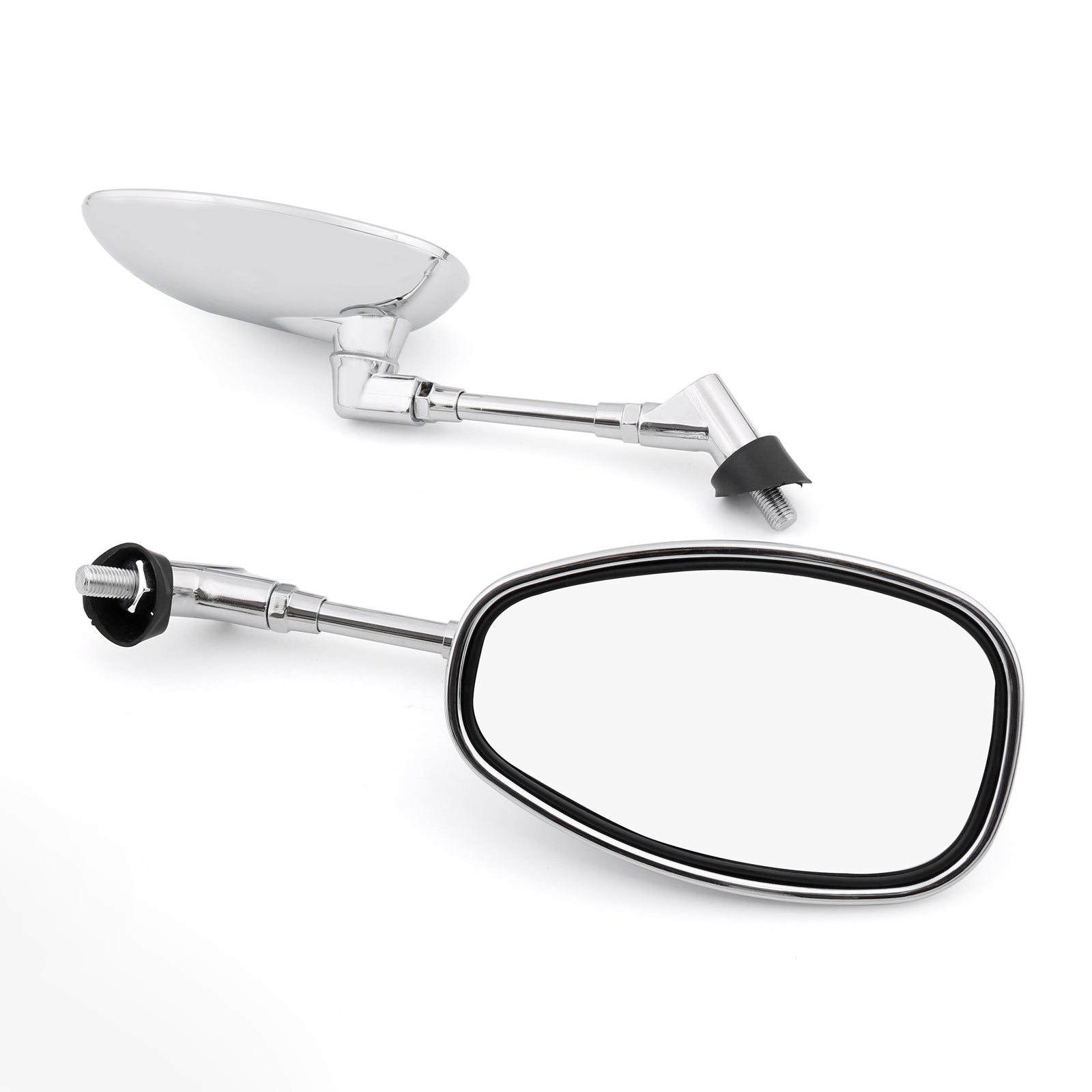 10mm Universal Motorcycle Rear View Mirrors - Compatible with Suzuki GSF250 Bandit 250/400/600 & SV1000 - Durable Adjustable Safety Mirrors for Better Road Visibility - Perfect for Highway Cruising and City Commuting