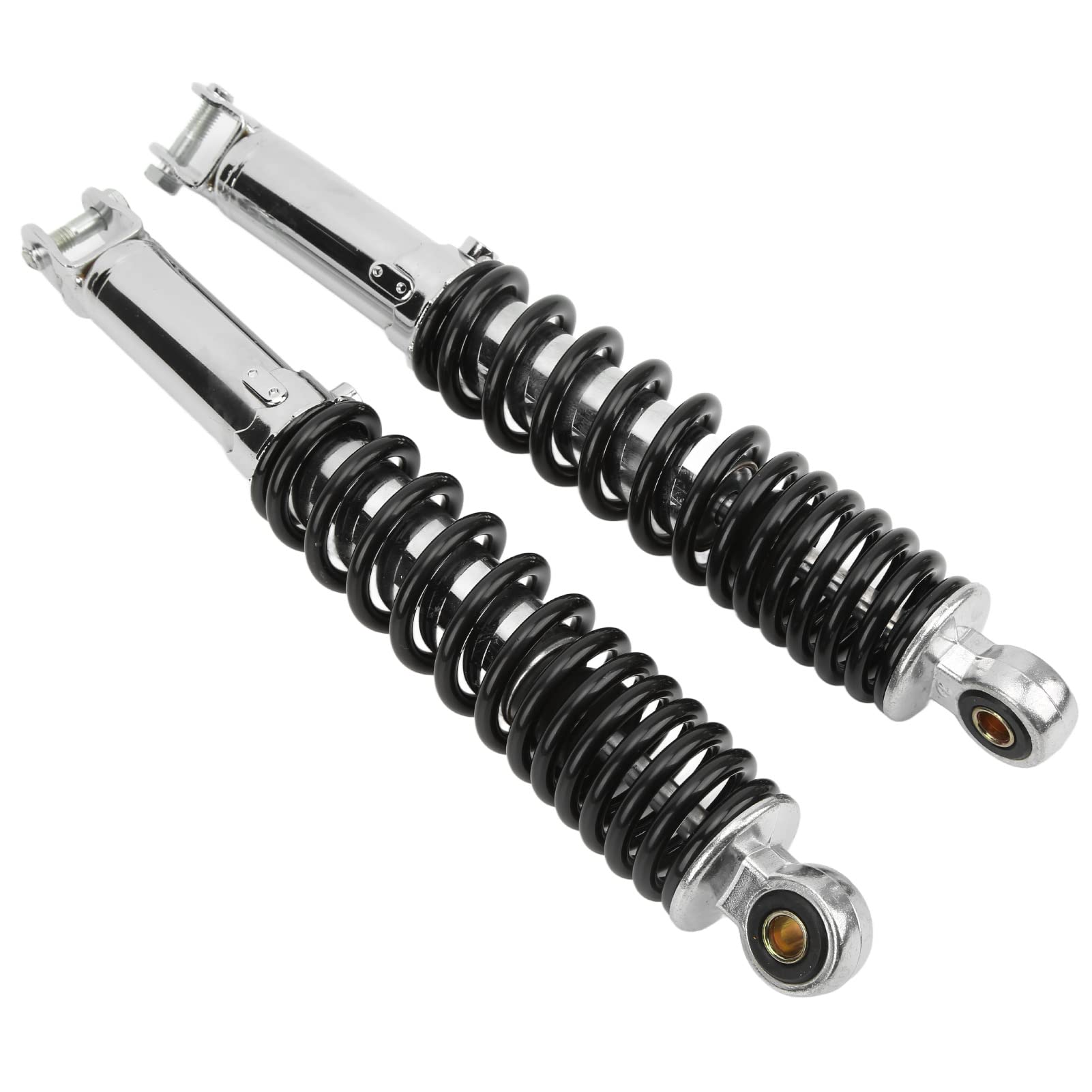 Premium Motorcycle Rear Suspension Damper - Heavy Duty Steel Alloy Anti-Vibration Shock Absorber (335mm/13.19in) for Harley, Cruiser & Dirt Bikes - Enhances Ride Stability on Rough Roads & Off-Road Adventures