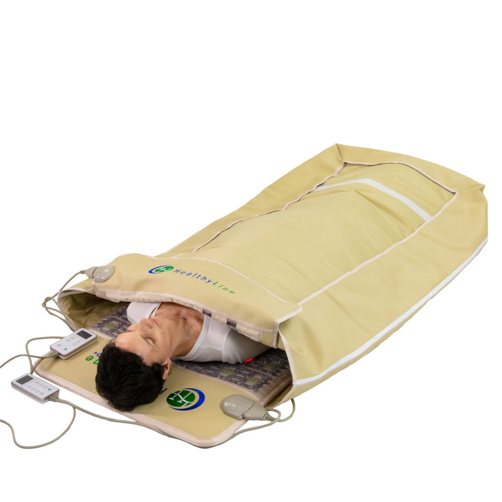 360 TAJ Wrap with 5 Natural Therapies - Pain Relief & Muscle Recovery for Back, Neck & Joint - Perfect for Post-Workout, Yoga & Home Relaxation