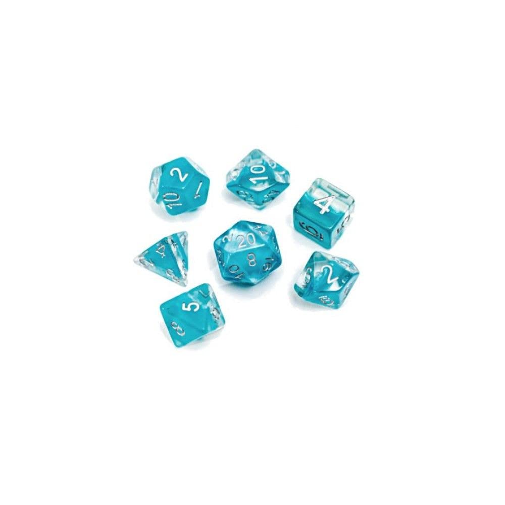 MagVision Gate Keeper Games Neutron Dice Set - 16mm Multicolor Glacier Style Dice for Tabletop RPG, D&D, and Board Games | Perfect for Gamer Gifts & Roleplaying Adventures