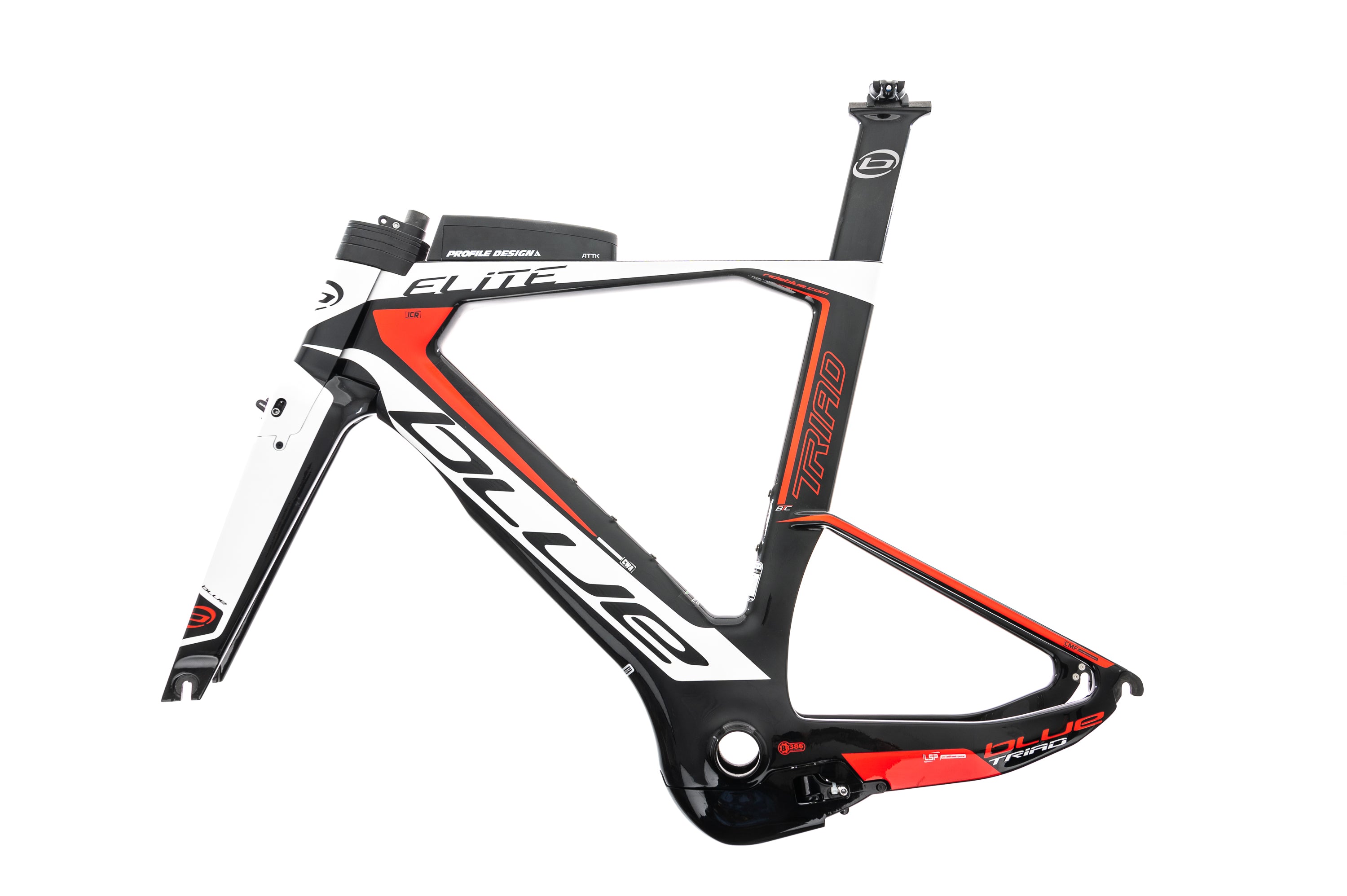 Blue Triad Elite Medium Large Frameset 2020 - Premium Cycling Frame for Road & Triathlon Racing - Perfect for Competitive Cyclists & Endurance Athletes