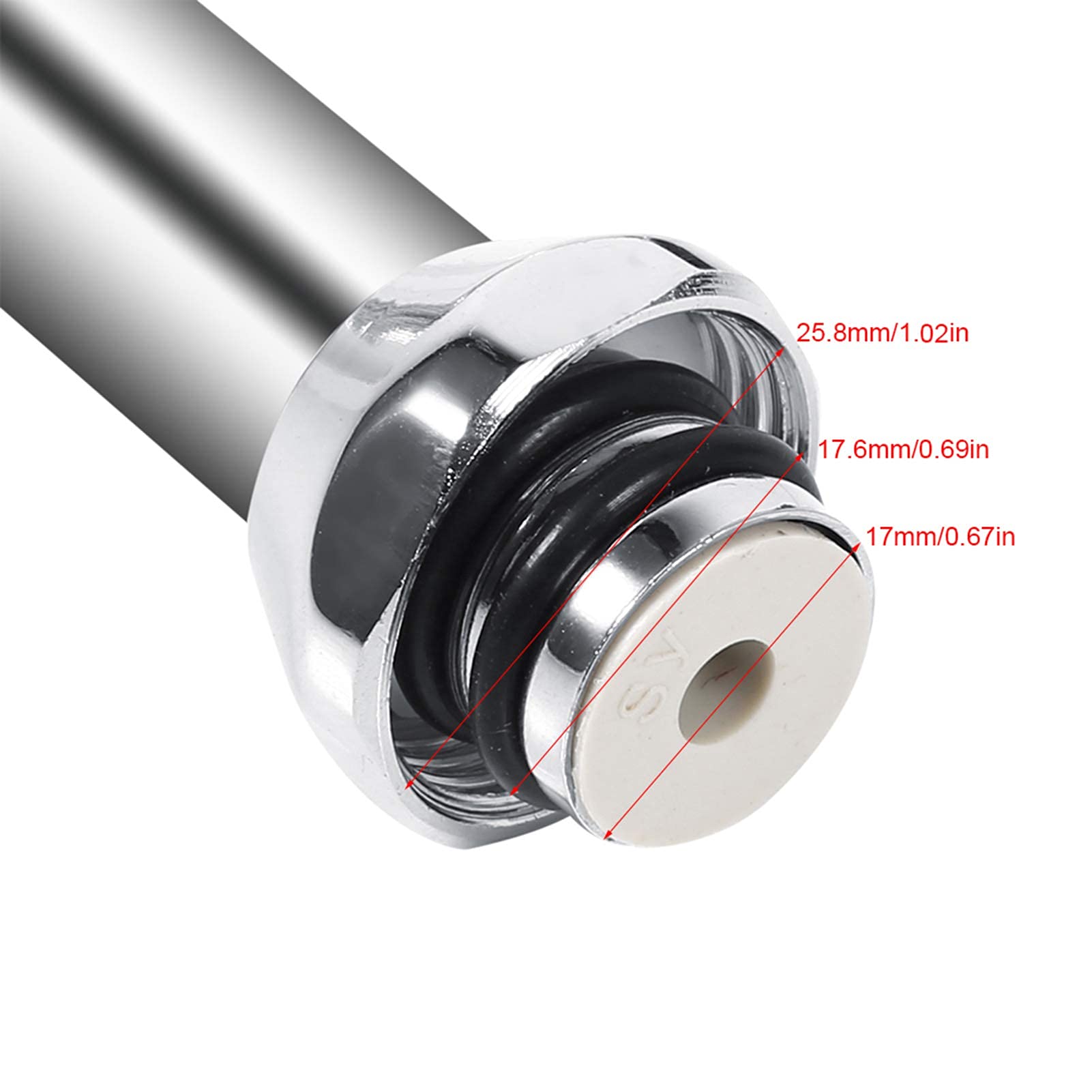 Universal Faucet Spout Replacement with Hose Threads, Kitchen Sink Sprayer Swivel Spout, Durable Tap Pipe Fittings for Single & Double Bowl Sinks - Perfect for Home & Commercial Kitchens