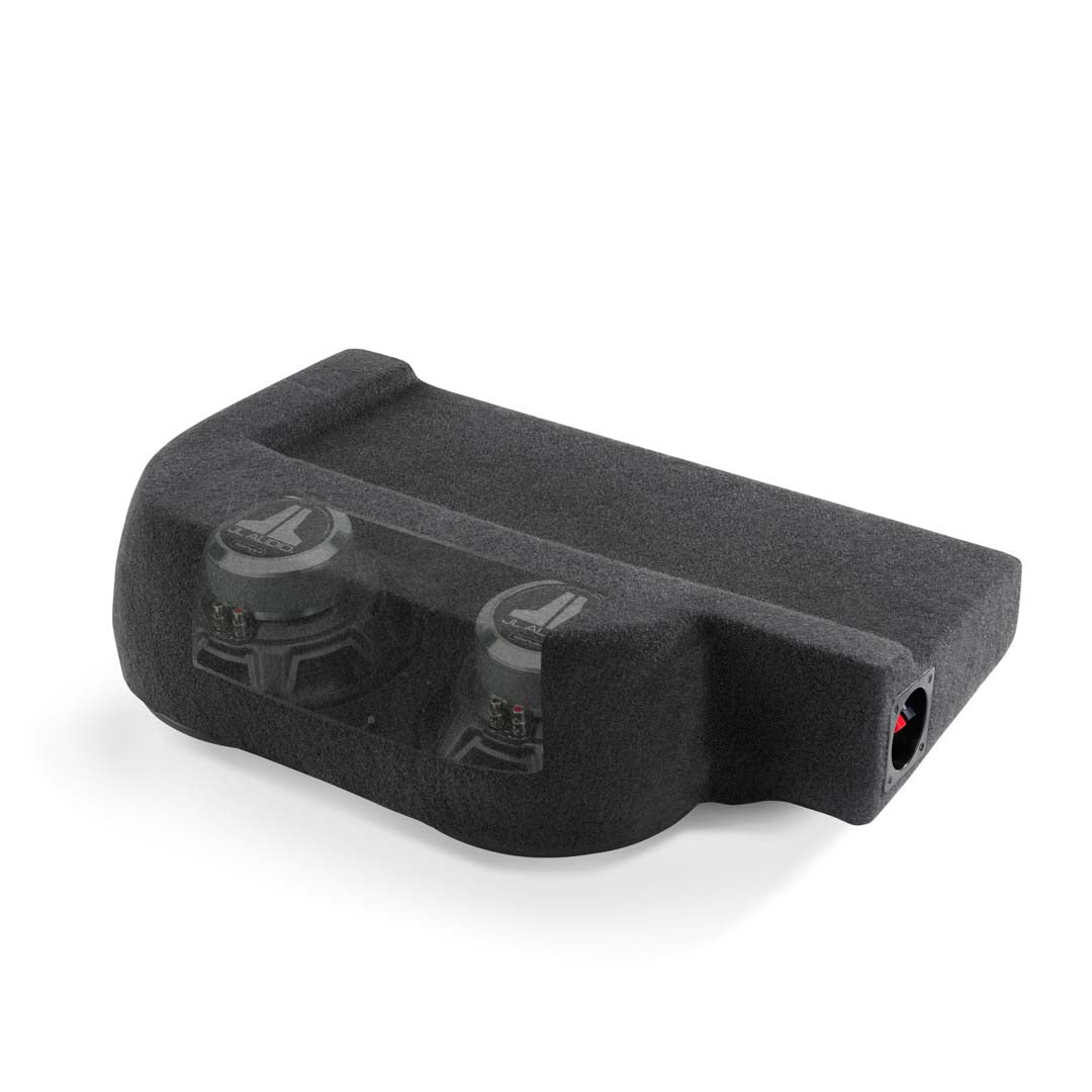 JL Audio SB N TTNCRW/10W1v3/BK Stealthbox Subwoofer Enclosure for 2008-2015 Nissan Titan Crew Cab - Dual 10W1v3 Subwoofers, 600W RMS Power - Perfect for Car Audio Upgrades & Bass Enhancement