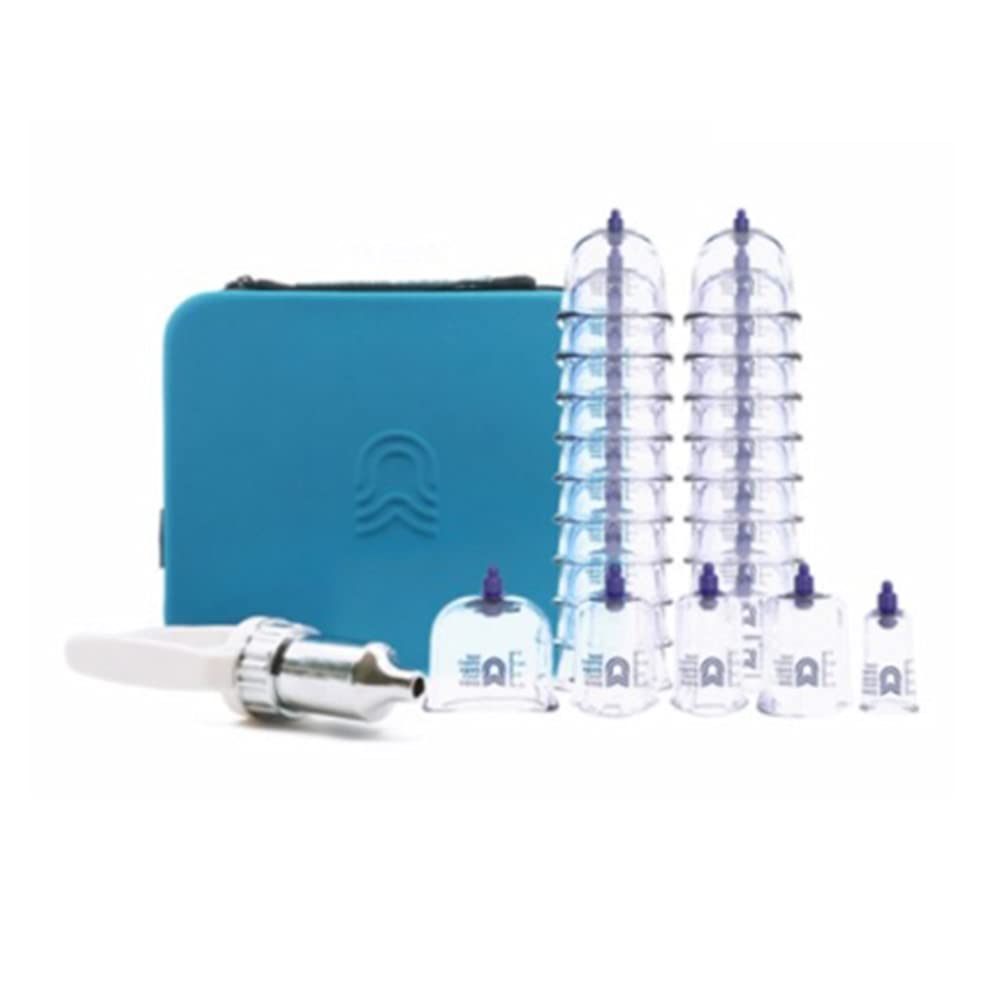 SEOUL Buhang Cupping Therapy Set - 30 Cups Vacuum Massage Kit with English Manual for Pain Relief & Detox | Professional Body Therapy Tools for Home Use | Made in Korea