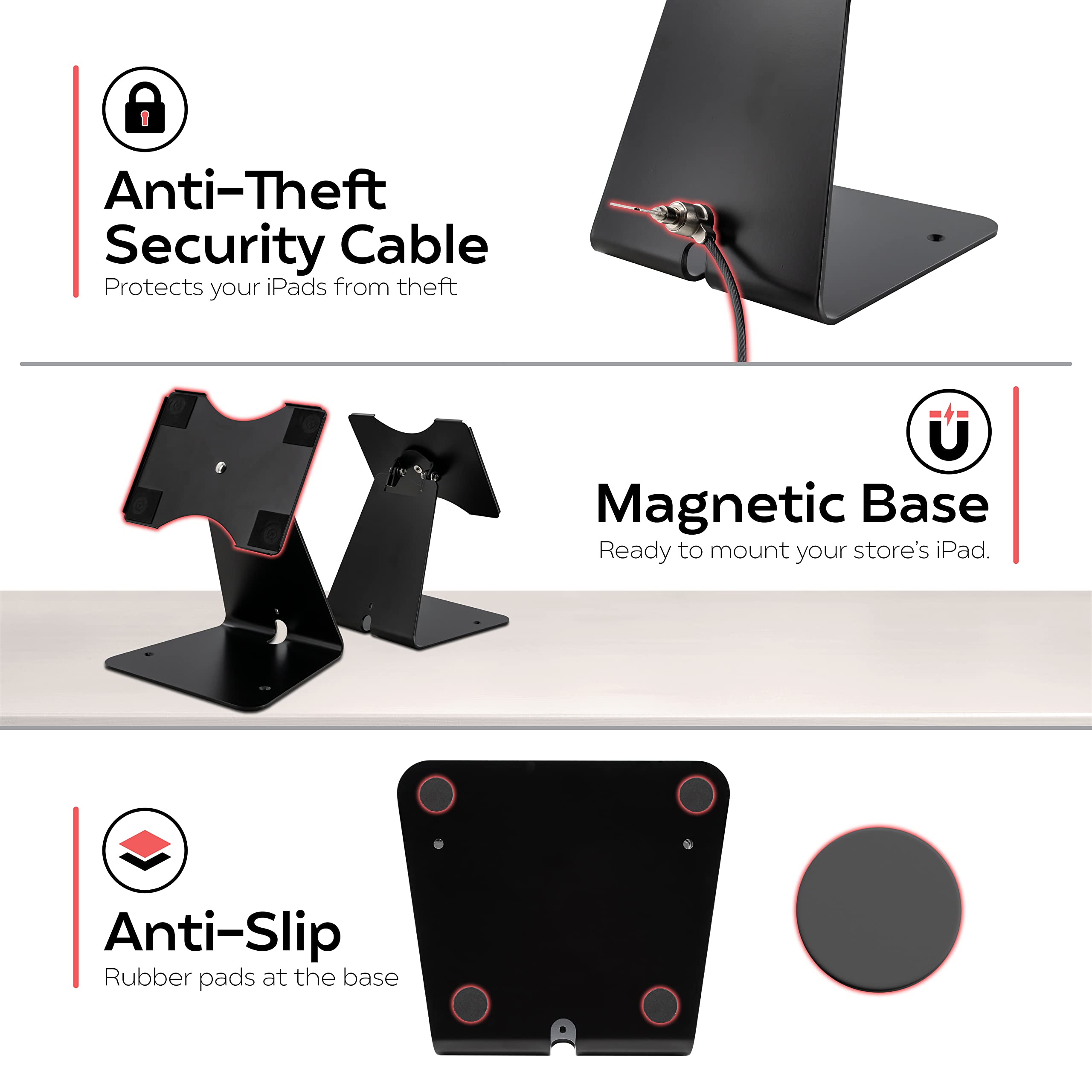 Magnetic Tablet Case for iPad 7-9 Gen 10.2