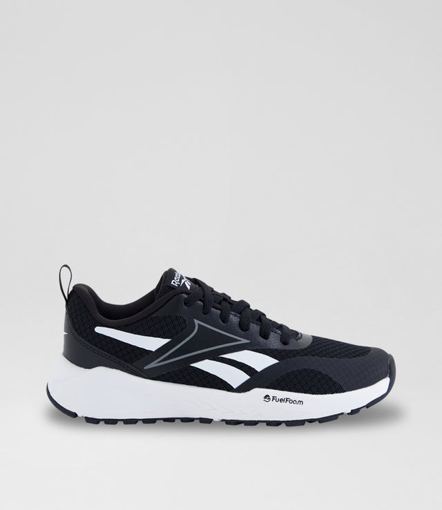 Reebok Kids' Energen Run 3 Black/White Running Shoes - Lightweight & Comfortable Sneakers for Boys & Girls - Perfect for School, Sports & Daily Activities