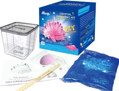 Best Crystal Growing Kit for Kids & Adults - Fun STEM Science Experiment Kit for Home & Classroom - Grow Your Own Crystals with Easy DIY Lab Tools