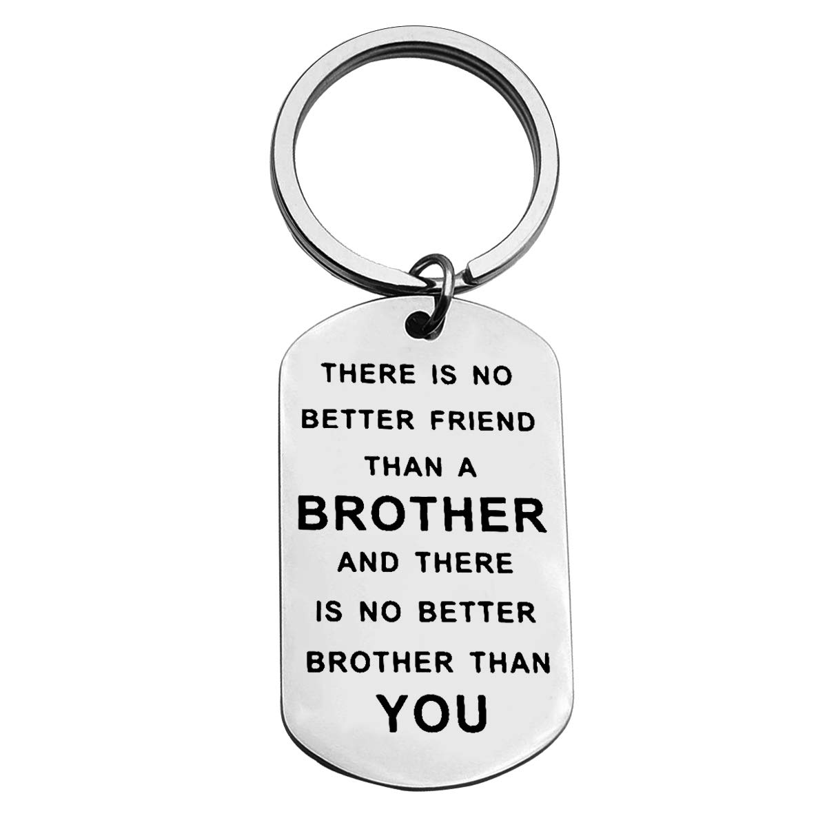 Xiahuyu Brother Keychain - Inspirational Graduation & Birthday Gift for Brother - Perfect for Christmas, Graduation, Birthday & Special Occasions
