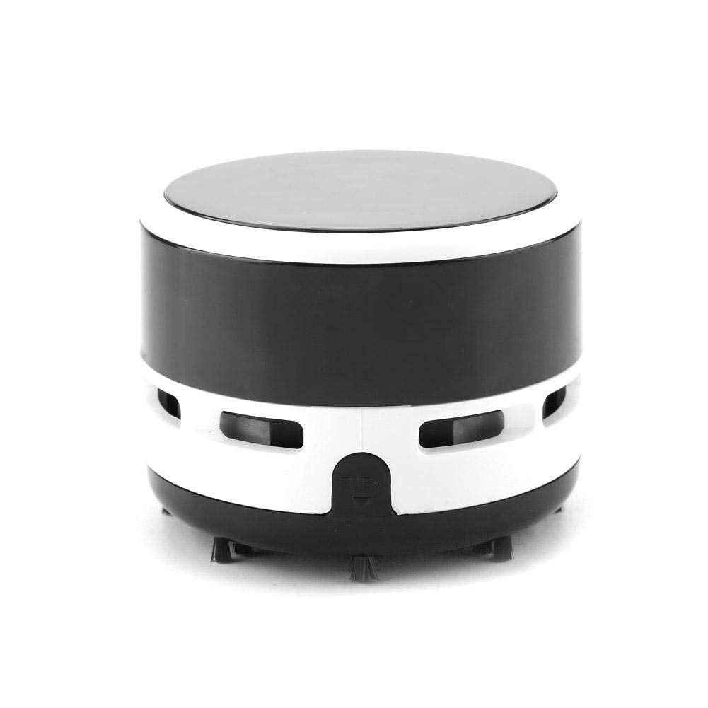 Hilitand Mini Desktop Vacuum Cleaner - 3 Colors, Cute Keyboard Dust Sweeper for Home & Office (8050-Black) | Perfect for Cleaning Keyboard, Desk, Car & Small Spaces