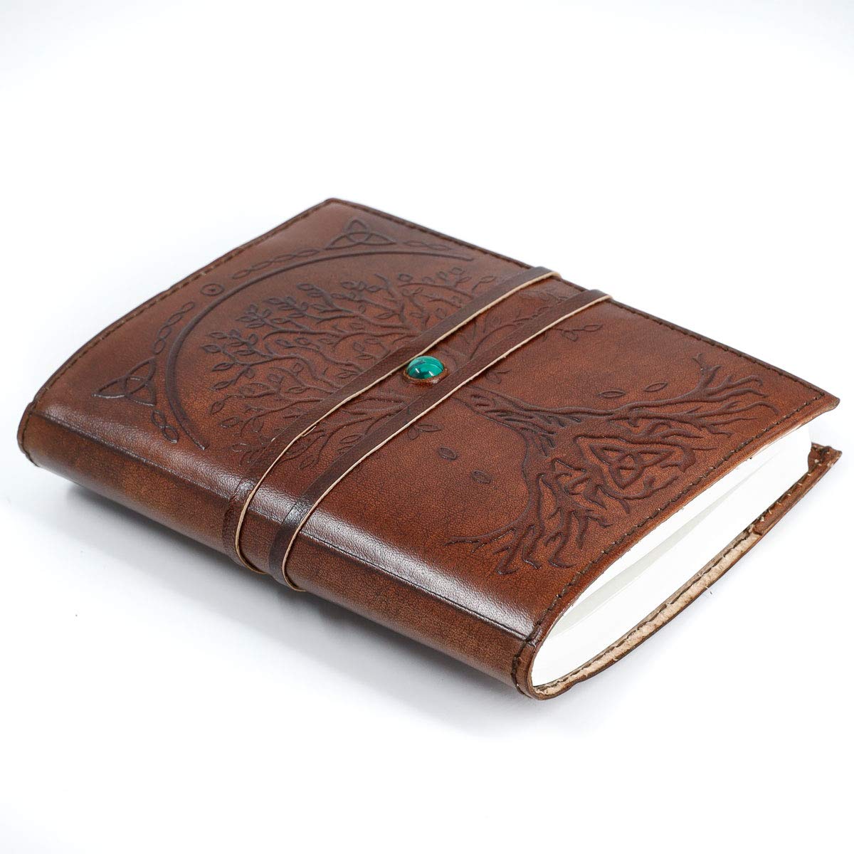 Handmade Leather Journal with Lined Paper & 18 Inch Laptop Messenger Bag - Premium Leather Briefcase Combo for Men & Women | Perfect for Office, Travel & Business Professionals