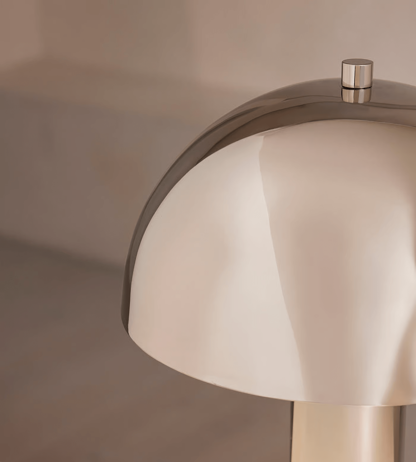Modern Chrome Table Lamp - Adjustable Brightness LED Desk Light for Home Office, Bedroom & Reading - Stylish Nightstand Lamp with USB Port