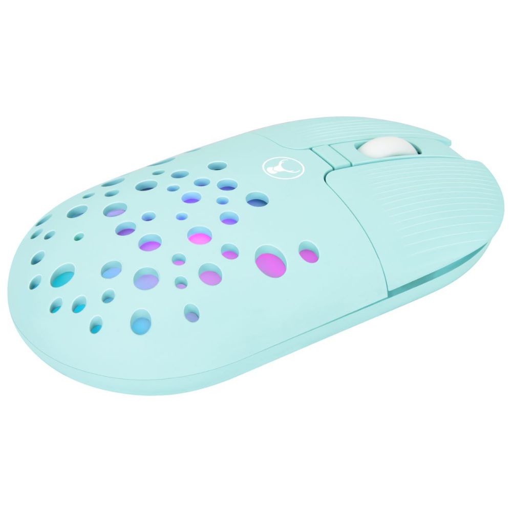 Bonelk Wireless RGB Gaming Mouse with 4D Buttons, 1200DPI, USB-C Rechargeable, Ergonomic Design for PC & Laptop - Perfect for FPS, MOBA Games & Office Work