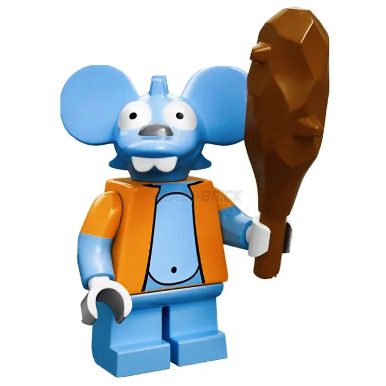 LEGO The Simpsons Series 1 Collectible Minifigure - Itchy (13/16) | Rare Action Figure for Display & Collection | Perfect for Fans & Toy Collectors