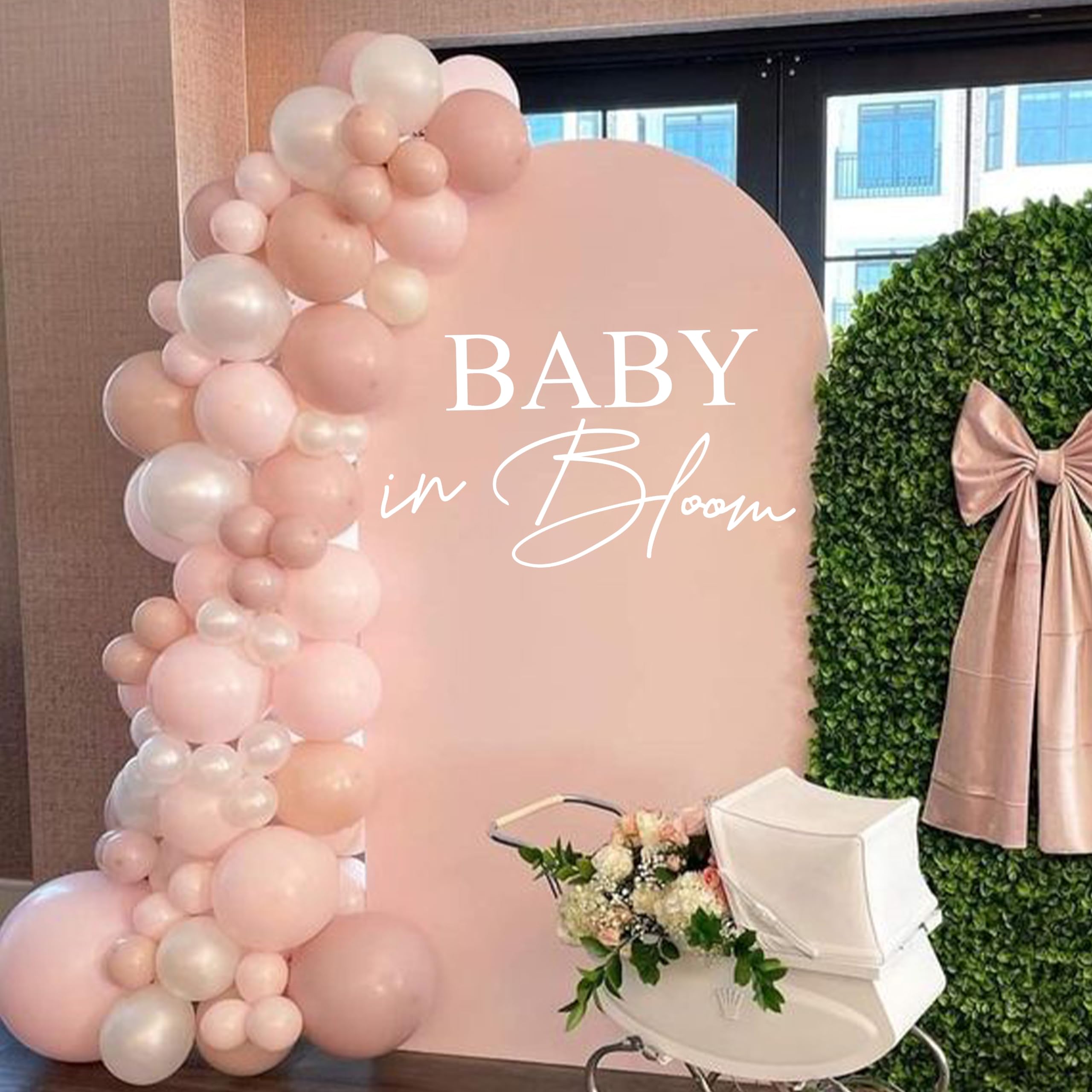 VANGNING Baby Shower Decal Sign - Gender Reveal Decor for Arch Backdrop | Nursery & Party Decor