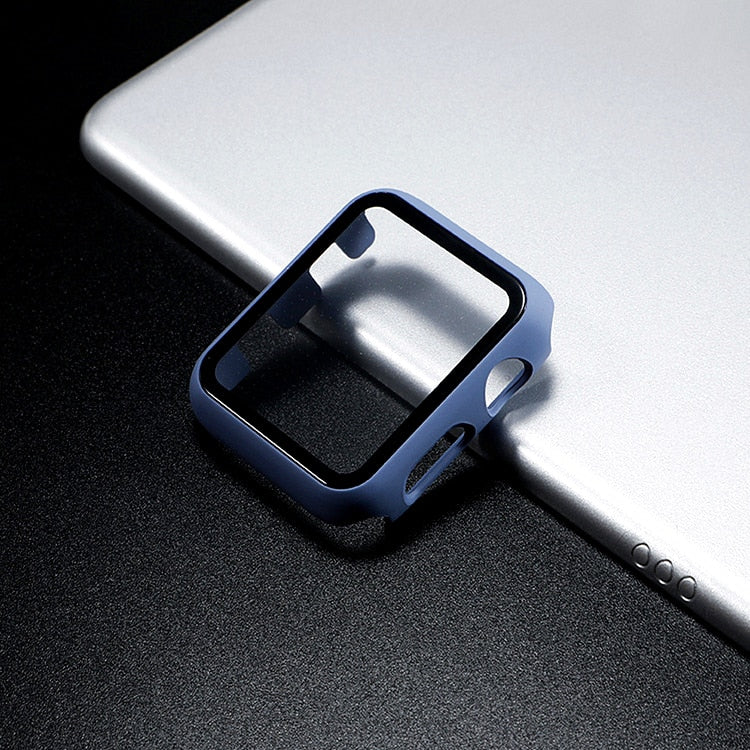 Premium Tempered Glass Case for Apple Watch Series 6 - Ultra Thin Protective Cover with HD Clarity | Perfect for Workouts, Outdoor Activities & Everyday Wear