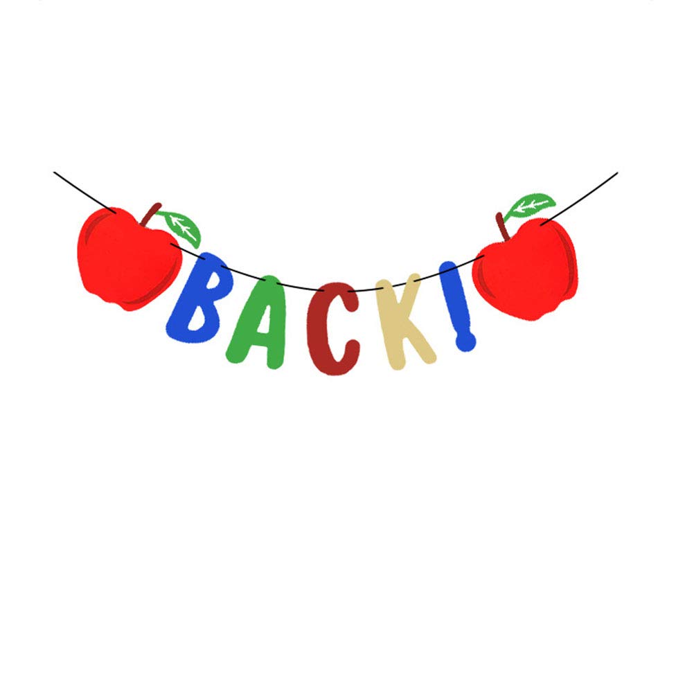 Creative Welcome Back Banners & Signs - Hanging Decorations for Back to School Party Supplies | Classroom Decor, School Reunion, Teacher Appreciation