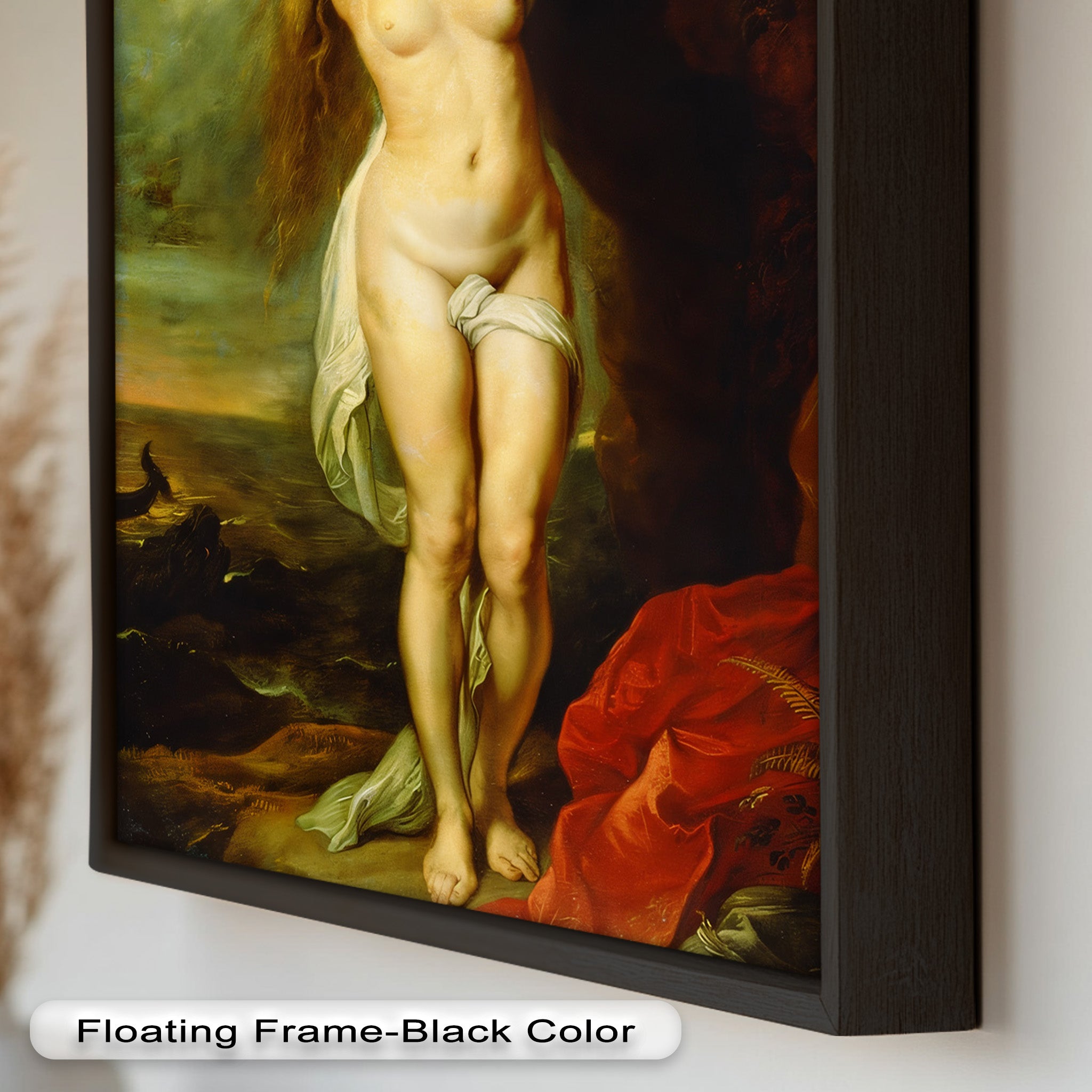 Andromeda Bound - Renaissance Nude Oil Painting of Greek Mythology | Mythological Art for Home Decor & Gallery Display