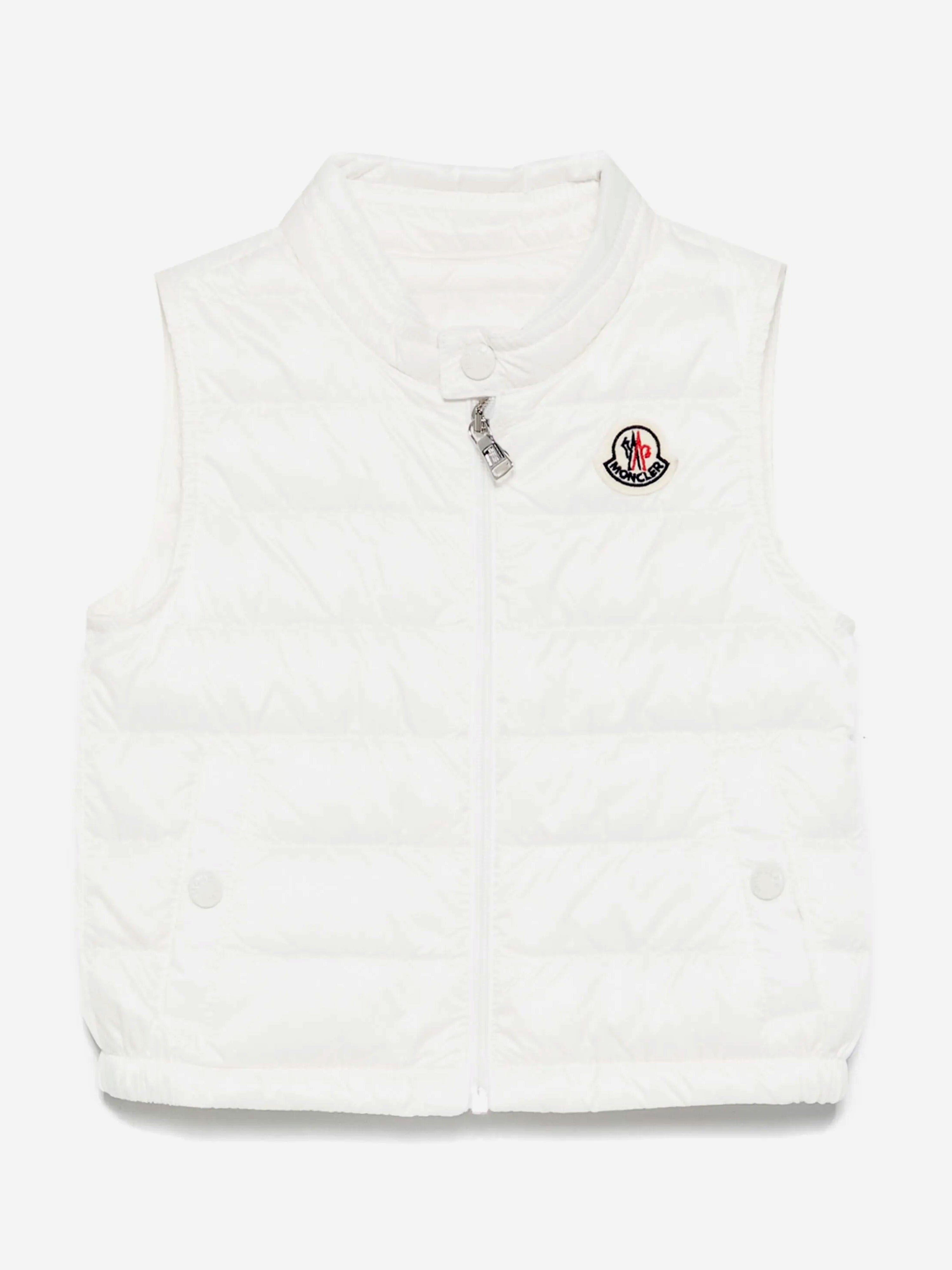 Baby Boys Down Padded Vest - Warm Ivory Winter Gilet for Toddlers - Perfect for Outdoor Play, School & Cold Weather Activities