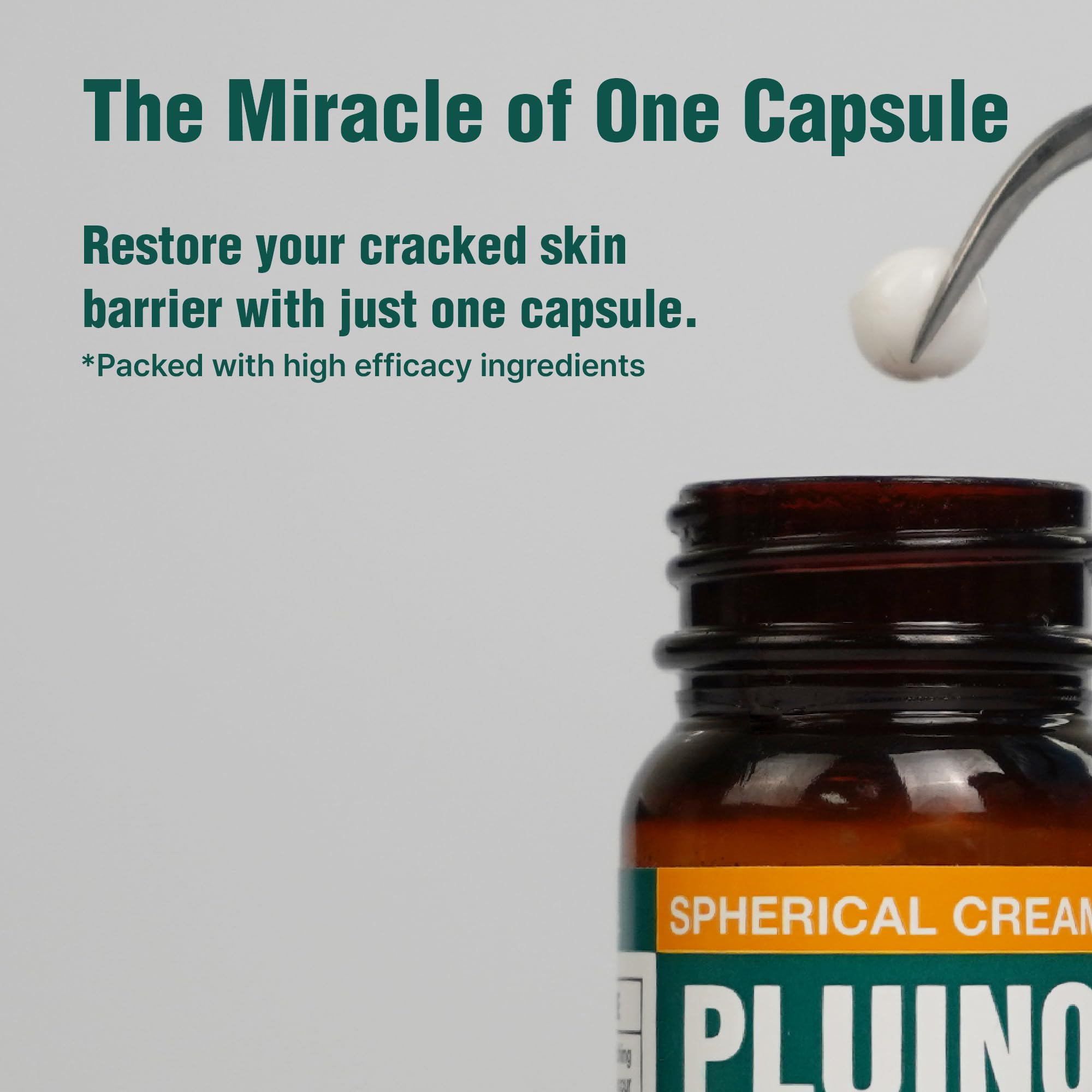 PLUINO Korean Skin Care Booster Capsule - Hydrating Face Serum with Panthenol & Niacinamide for Sensitive & Acne Skin, 25g/0.88 fl.oz - Daily Moisturizing Essence for Glowing Complexion & Skin Repair