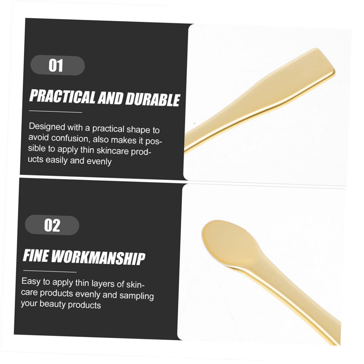 8Pcs Skincare Spatula Set - Reusable Makeup Scoop & Lotion Spatula for DIY Facial Cream, Serum & Beauty Products - Perfect for Jars, Bottles & Travel Kits