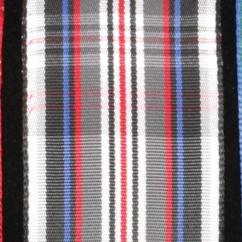 The Ribbon People Plaid Gray and Black Tartan Wired Craft Ribbon - 1.5 Inch x 22 Yards for Gift Wrapping, DIY Crafts, Holiday Decorations, and Scrapbooking