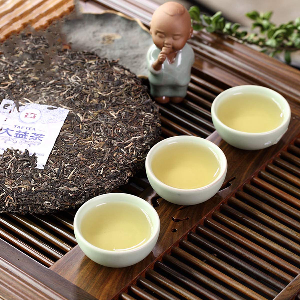 Premium Organic Raw Puerh Tea Cake (7542) - Authentic Yunnan Pu'er Benchmark Tea for Gifting & Daily Brewing | Chinese Digital Tea Collection