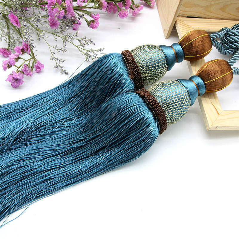 Elegant Kara Hanging Ball Tassel Tieback Curtain Holder - Perfect for Living Room, Bedroom & Window Decor