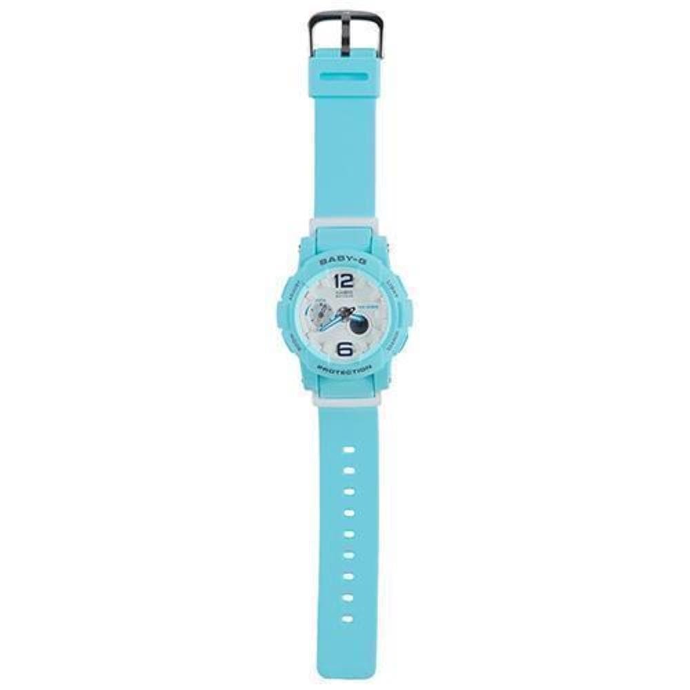 CASIO BABY-G BGA-180BE-2BDR Digital Quartz Women's Watch - Blue Resin Band, Shock Resistant, 100M Waterproof - Perfect for Swimming, Sports & Outdoor Activities