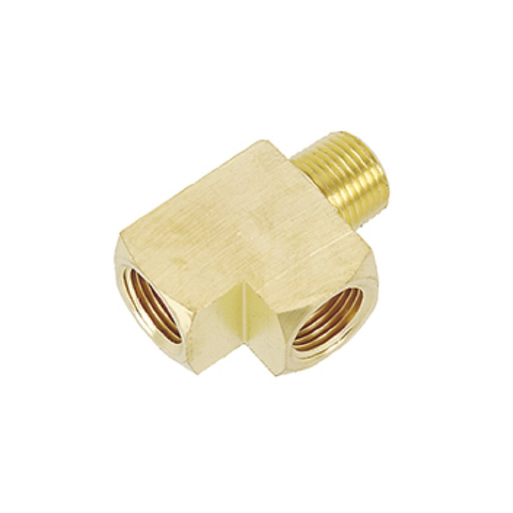 High-Quality Brass Street Tee NPT Pipe Fitting - 1/2 Inch, 3/4 Inch, 1 Inch Sizes - Perfect for Plumbing, HVAC, and Industrial Applications