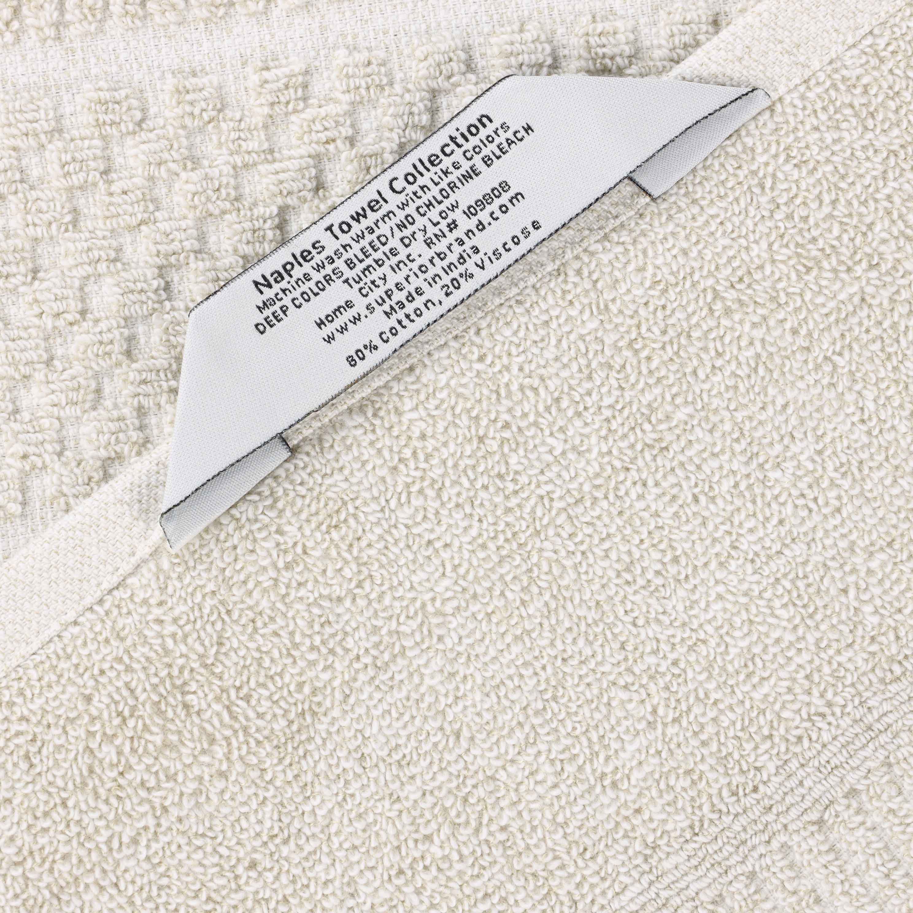 Premium Cotton Blend Checkered and Ribbed Bath Sheets Set of 2 - Super Absorbent, Soft & Quick-Drying Luxury Towels for Spa, Bathroom, Pool, and Beach Use