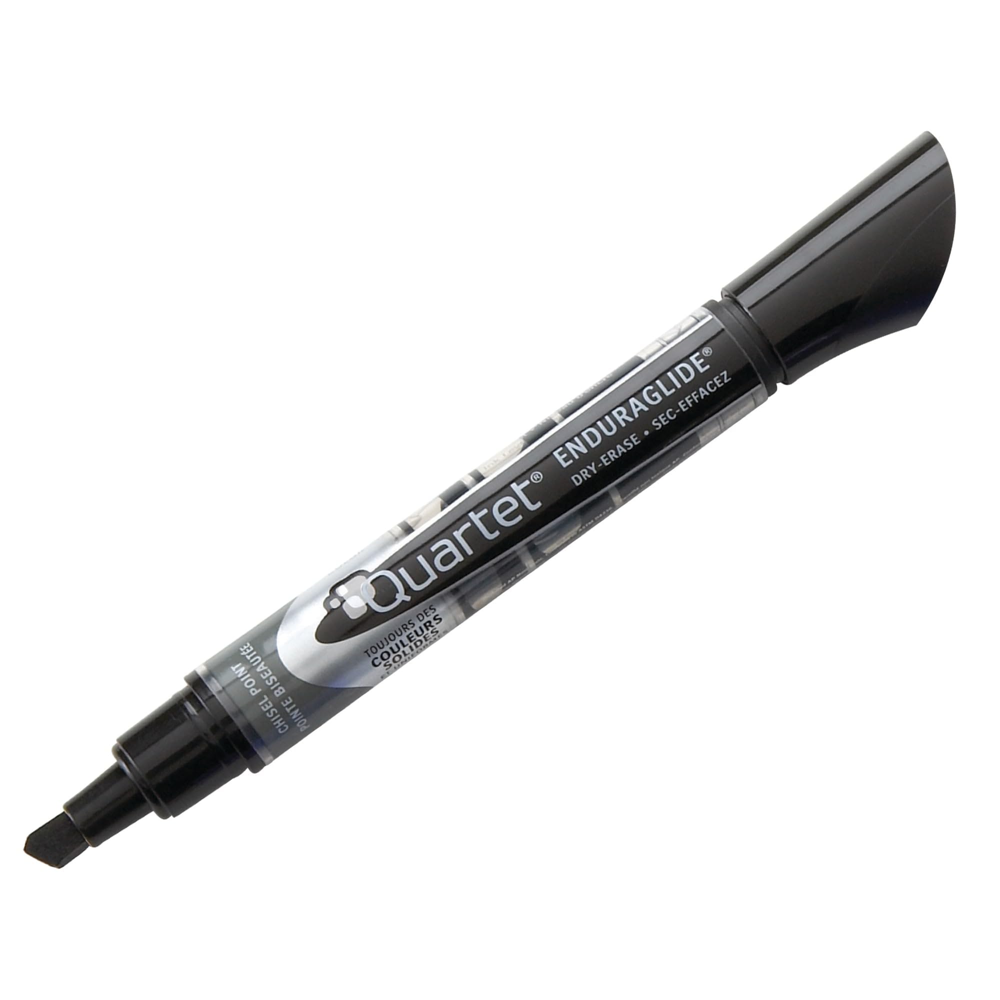 Quartet Dry Erase Markers 12 Pack - Chisel Tip Whiteboard Markers with EnduraGlide Technology - Black White Board Pens for Teachers, Office & Homeschool Supplies - Ideal for Classrooms, Presentations & Home Organization (5001-2M)