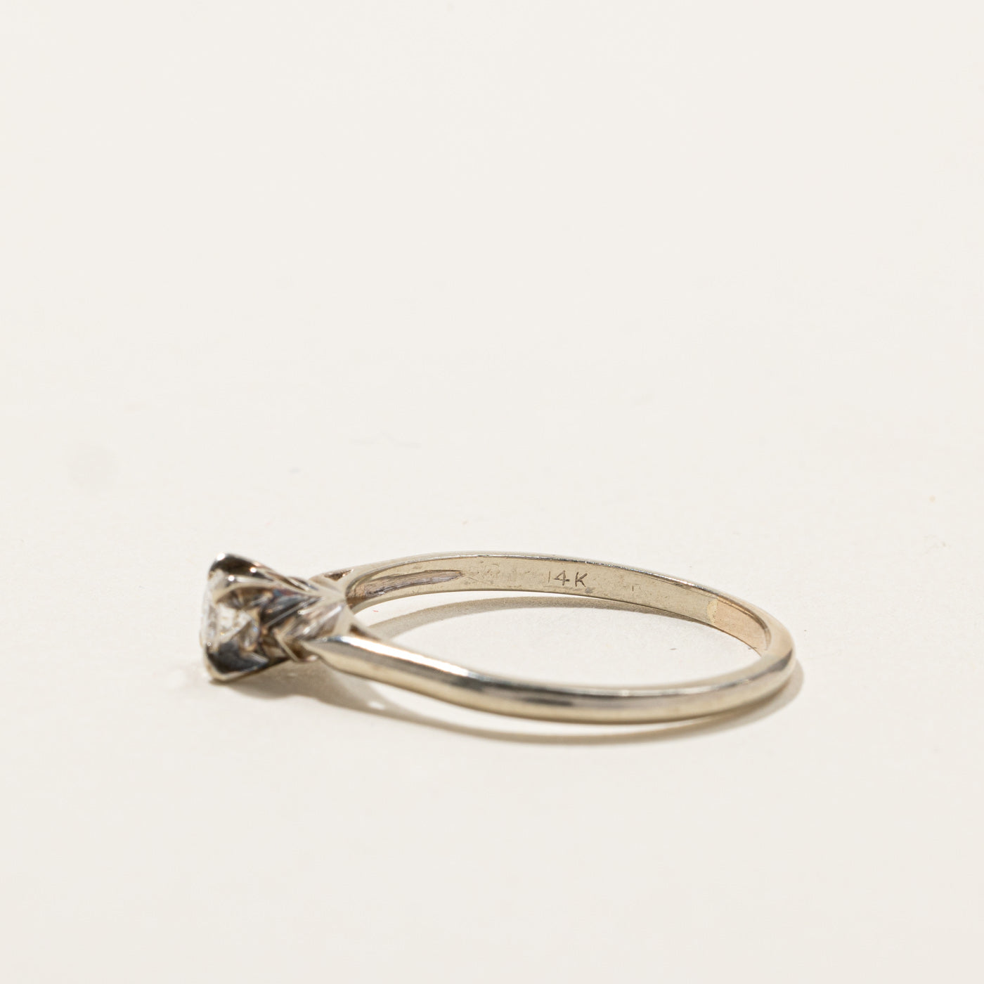 0.20ct High Set Diamond Ring - Size 8.75 | Elegant Solitaire Engagement Ring for Women | Perfect for Proposals, Anniversaries & Special Occasions