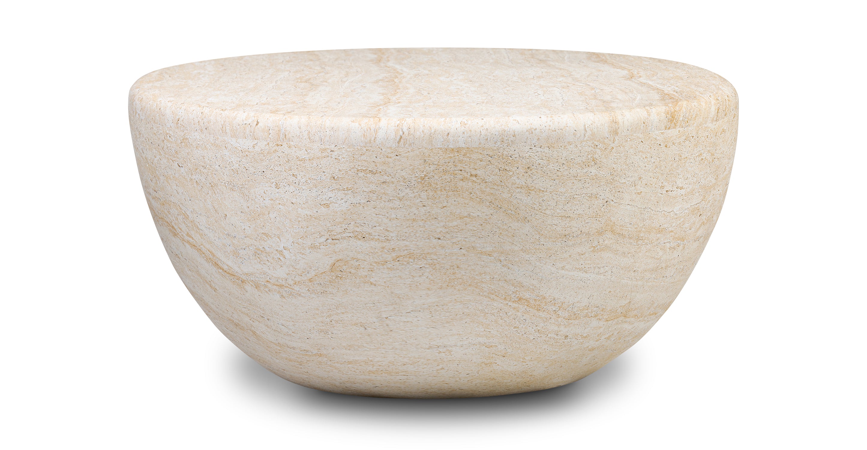 Modern Oval Coffee Table - Solid Wood Living Room Furniture for Small Spaces - Perfect for Home Decor, Apartments & Cozy Gatherings