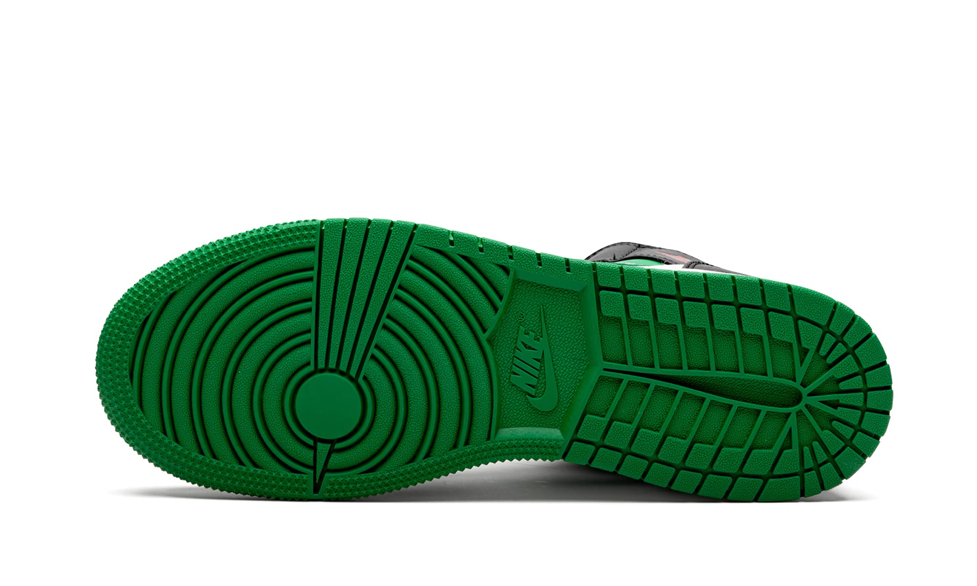 Jordan Youth Air 1 Mid GS Basketball Shoes 554725-067 Green Toe - Size 4Y for Kids Sports & Casual Wear