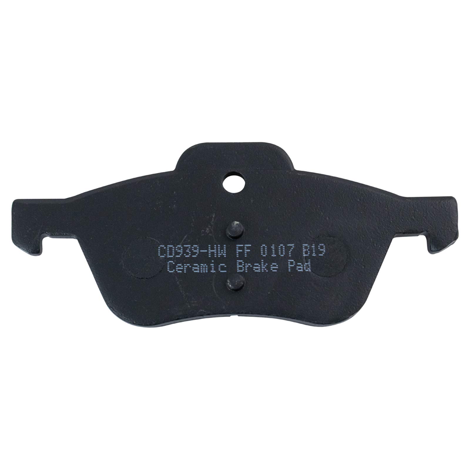 TRQ Ceramic Front Brake Pads for 2002-2008 Mini Cooper - Premium Performance Braking for City Driving & Daily Commutes