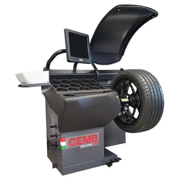 Cemb ER100GT High Speed Diagnostic Wheel Balancer - Professional Auto Repair Equipment for Tire Balancing & Alignment | Perfect for Auto Shops, Garages, and Mechanics