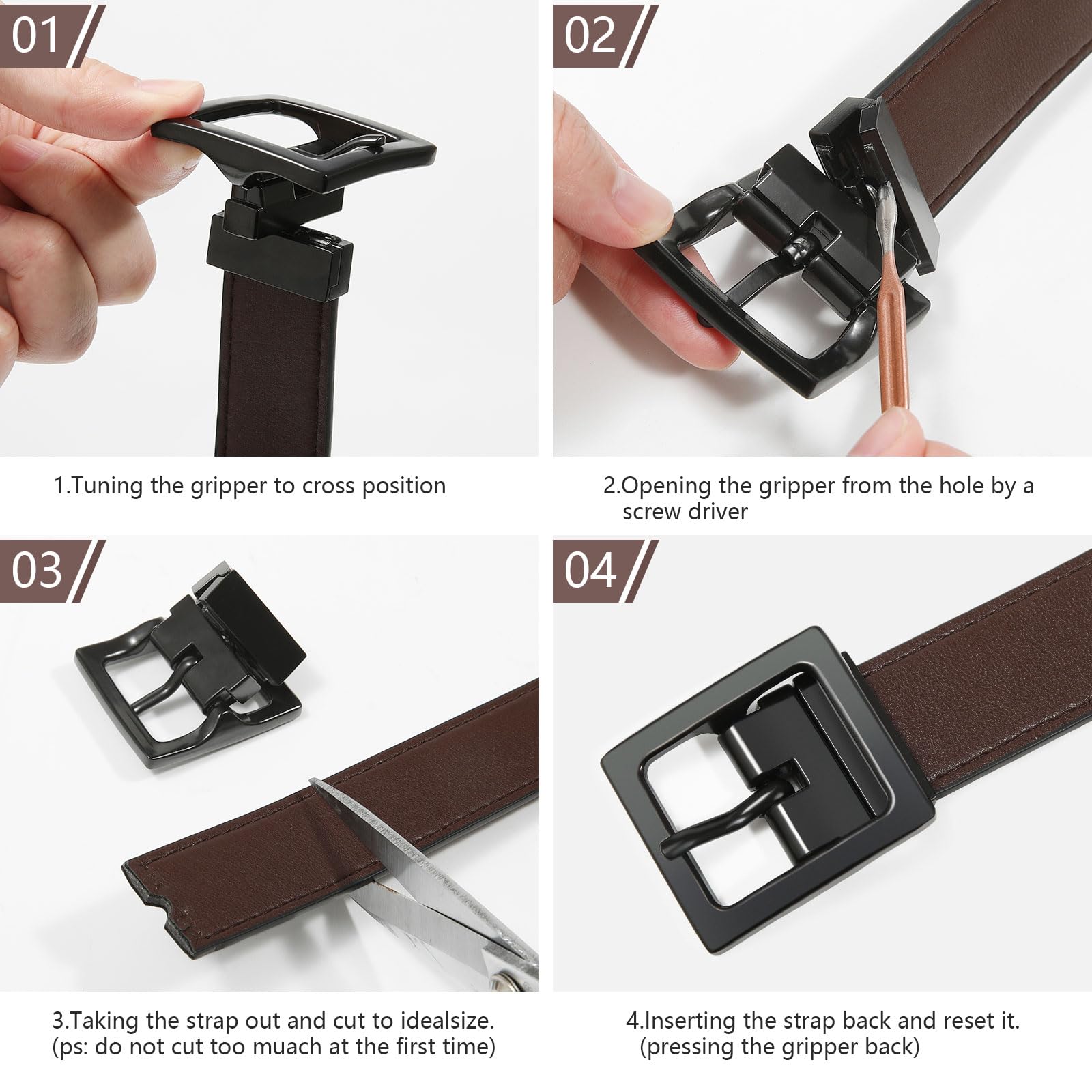 Reversible Kids Belts for Boys - Adjustable Brown & Black Leather Belt for School Uniforms, Jeans & Casual Wear | Durable & Stylish Waistband for Everyday Use