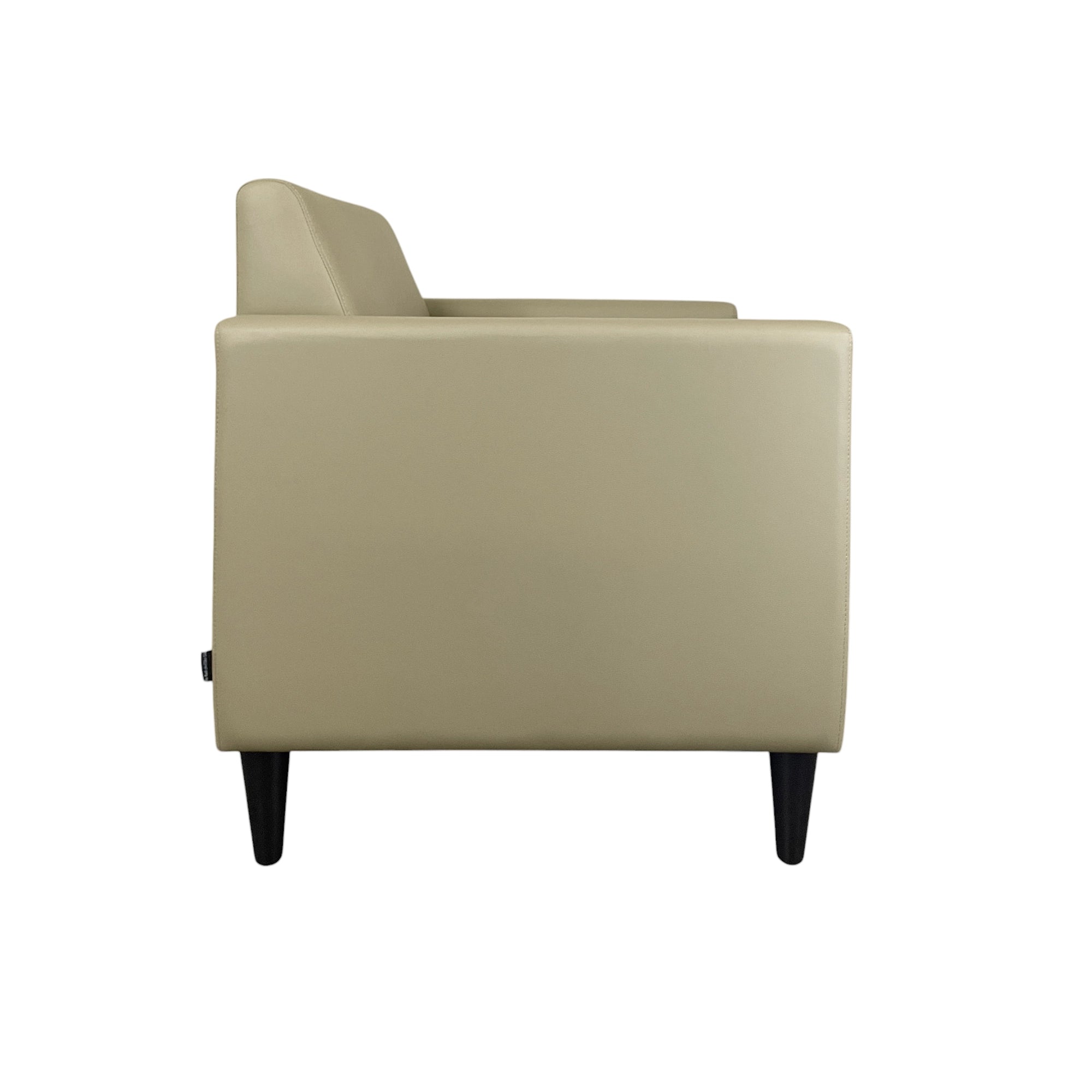 Haru Armchair - Modern Accent Chair for Living Room, Bedroom & Office - Comfortable Upholstered Lounge Chair with Wooden Legs - Perfect for Relaxing, Reading & Decorating Your Home