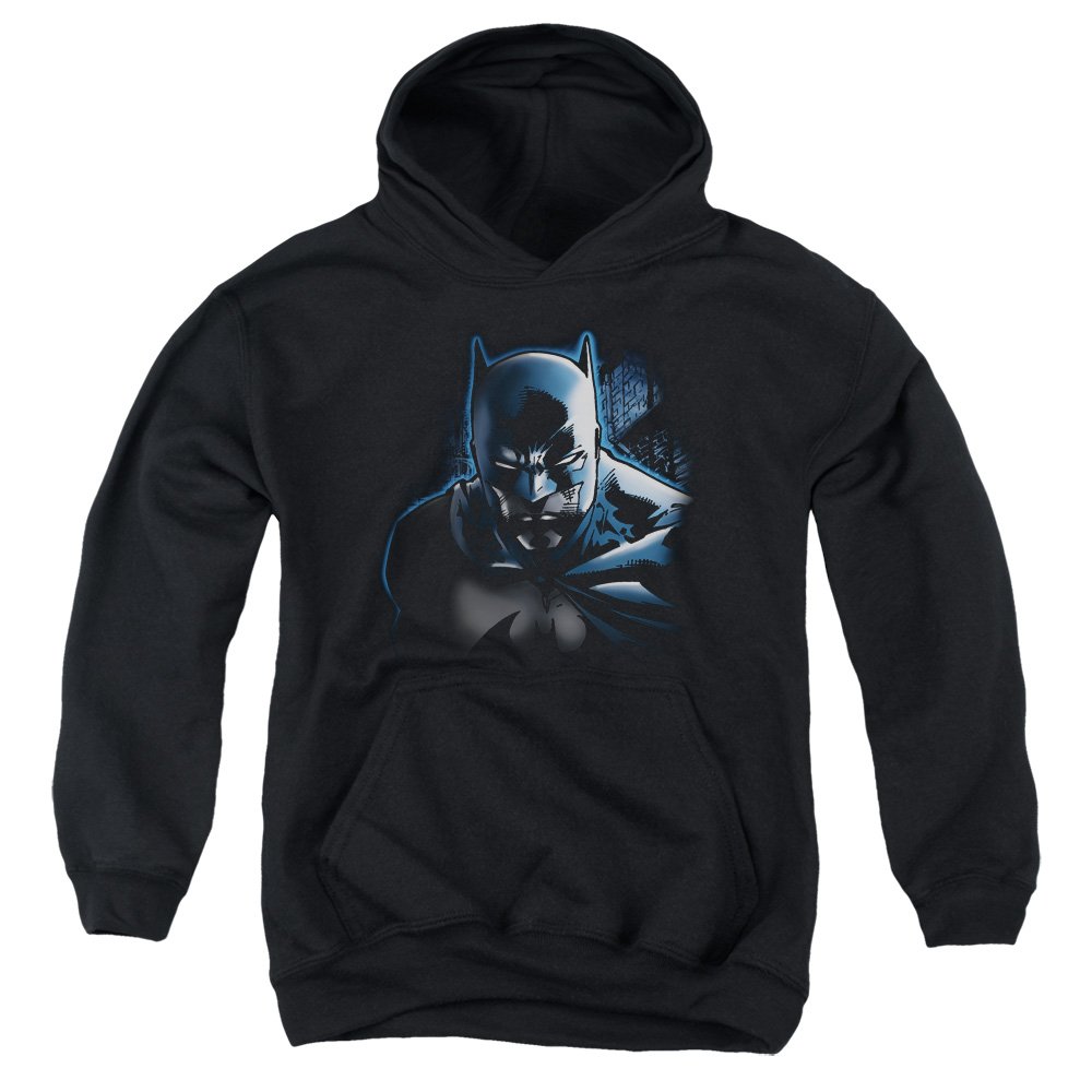 Batman Don't Mess With The Bat Unisex Youth Pullover Hoodie - Soft Cotton Sweatshirt for Kids & Teens - Perfect for Halloween, Cosplay & Superhero Fans