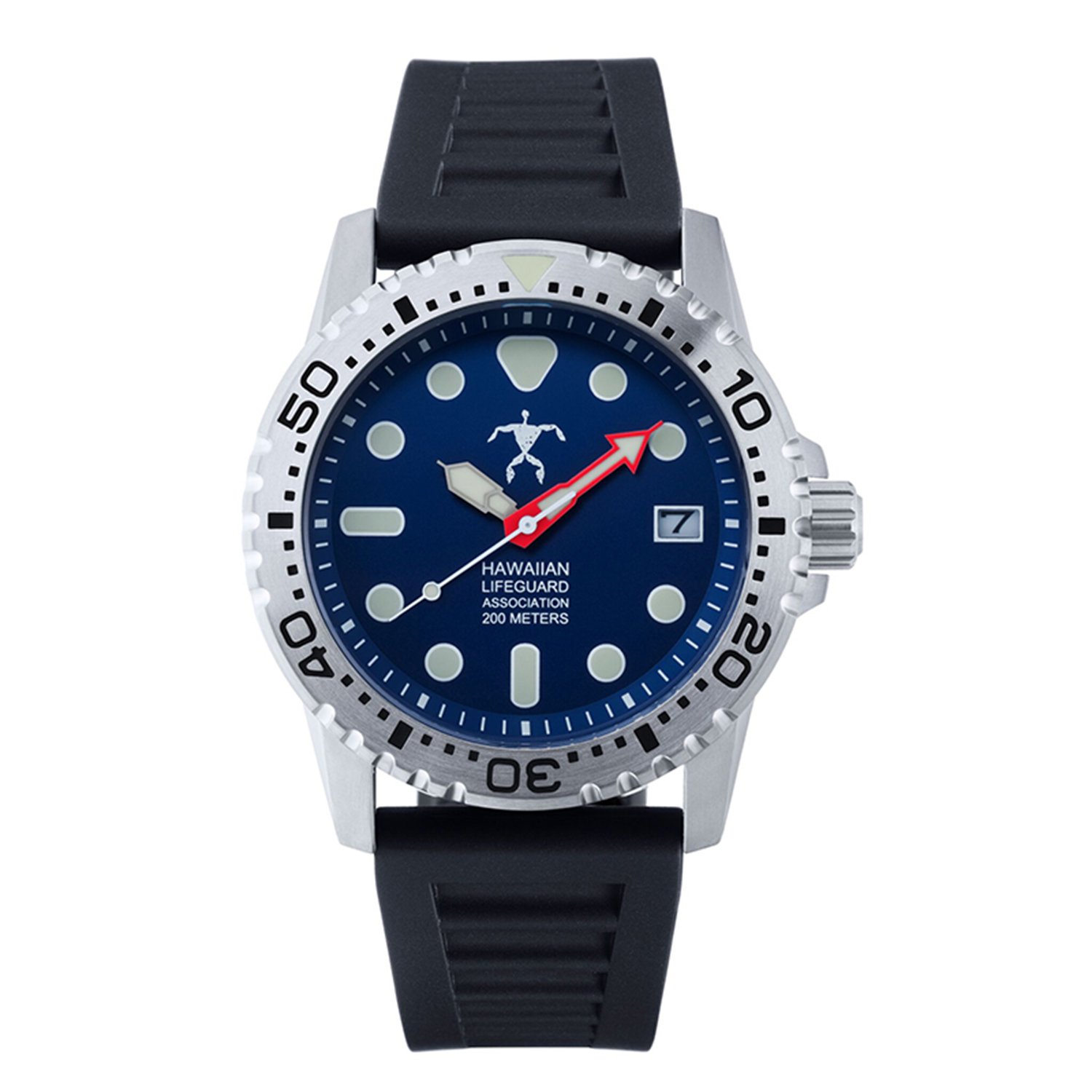Hawaiian Lifeguard Association HLA 5505 Analog Waterproof Watch for Men - Durable Surf & Swim Timepiece for Beach, Pool & Outdoor Activities