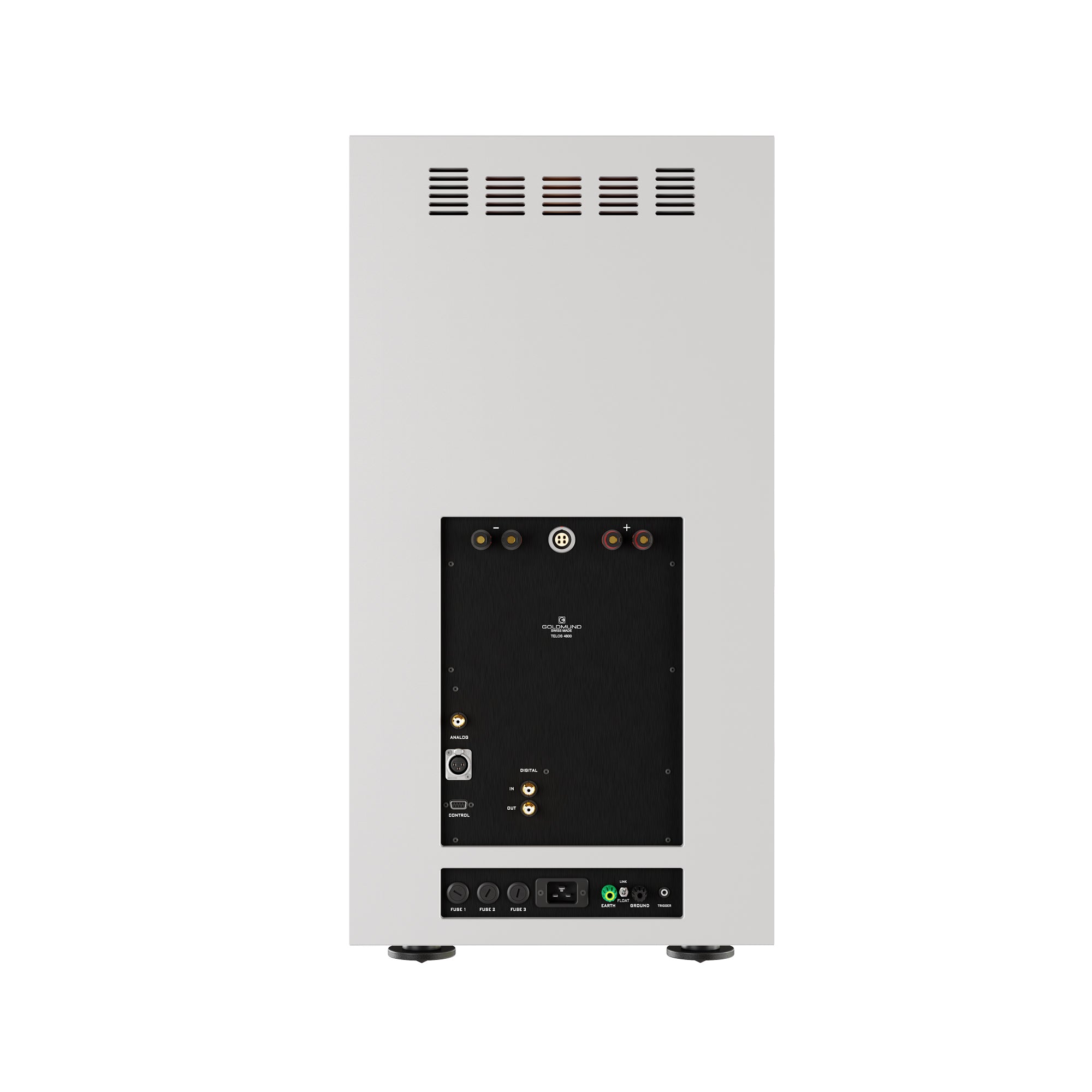 Goldmund TELOS 4800 High-End Mono Power Amplifier - Premium Audio Equipment for Home Theater & Professional Studio Use