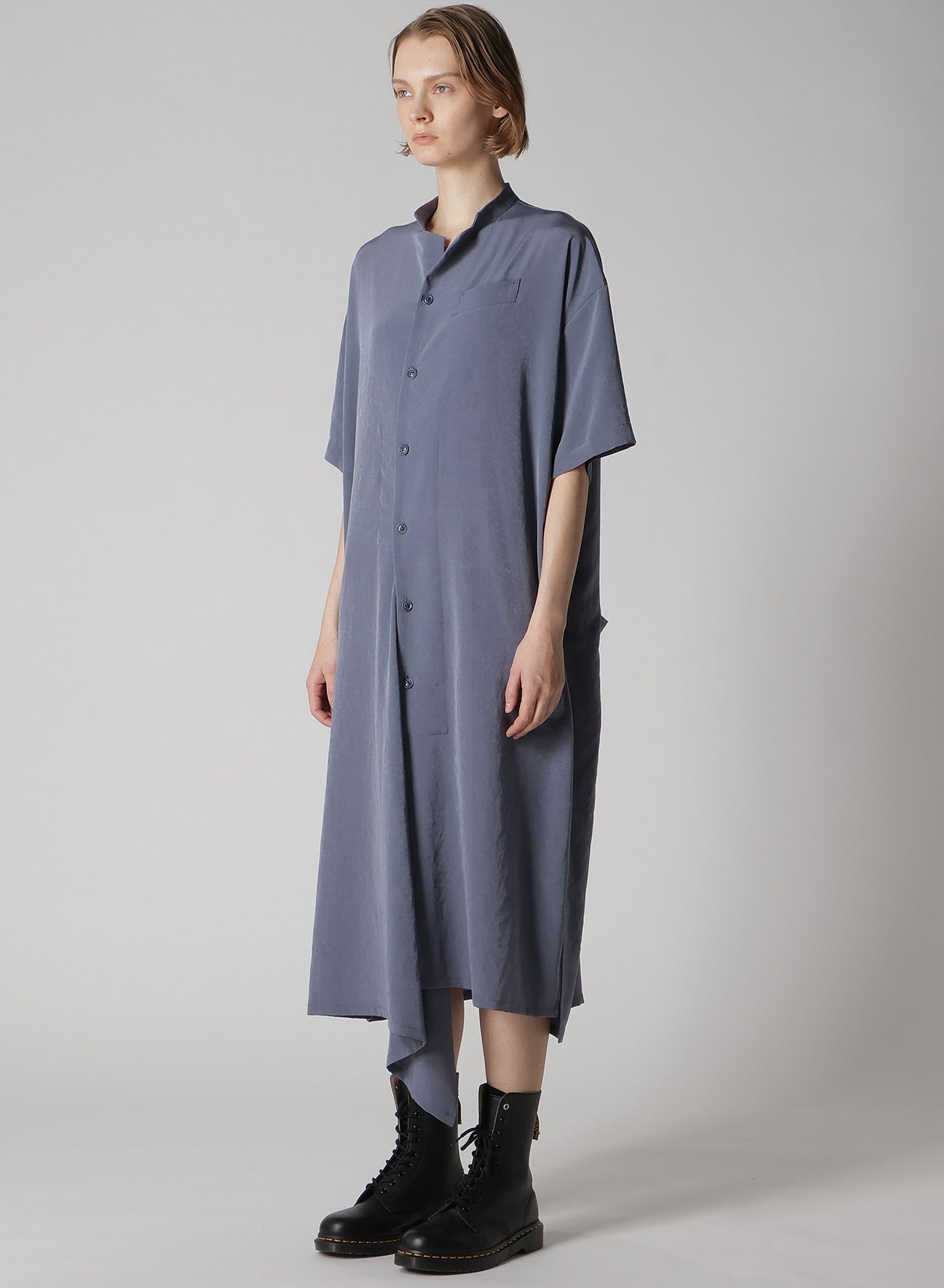 Elegant Crepe de Chine Half Sleeve Box Shirt Dress for Women | Casual & Office Wear | Perfect for Work, Date Night & Spring Outfits