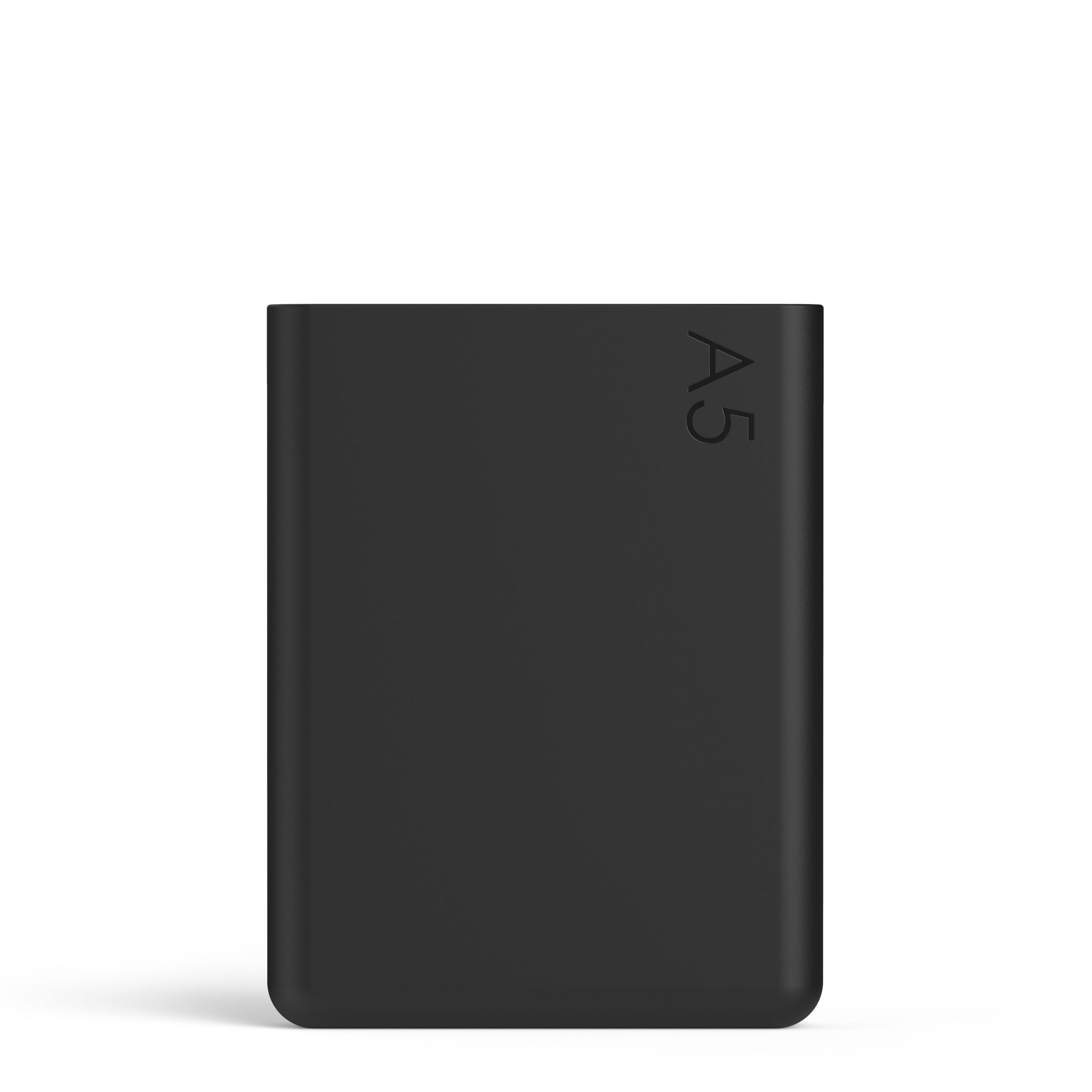 Premium A5 Notebook Silicone Sleeve Cover - Black Ink Color - Perfect for Journaling, Sketching & Office Organization